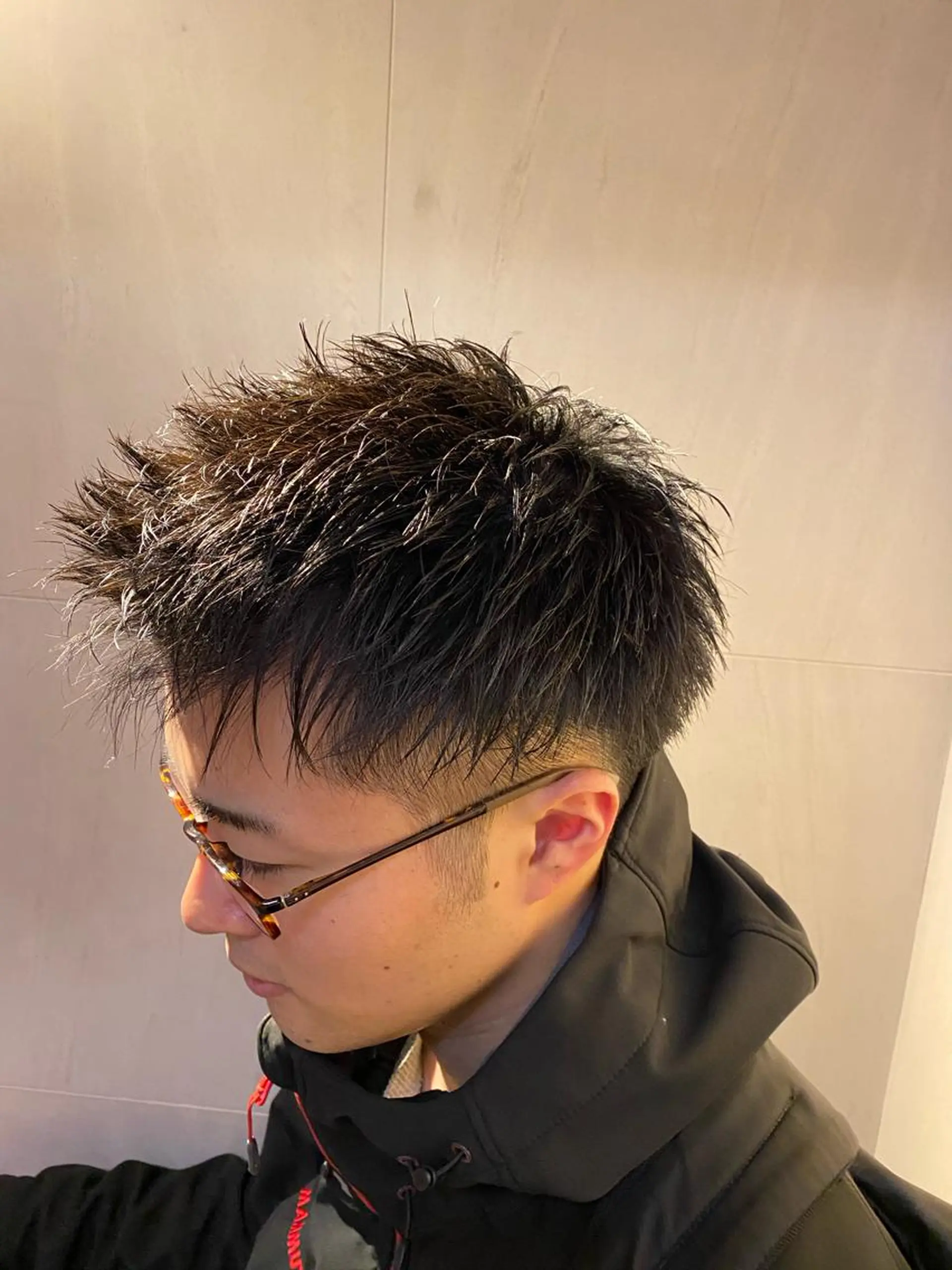 ショート メンズ 土井 康永のヘアスタイル