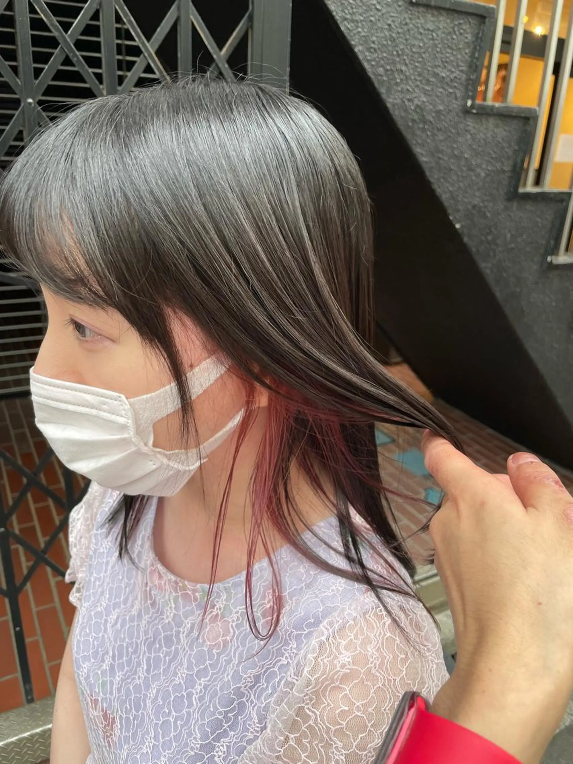 セミロング 断られる髪に答えを ♣️井上秀樹♠️のヘアスタイル