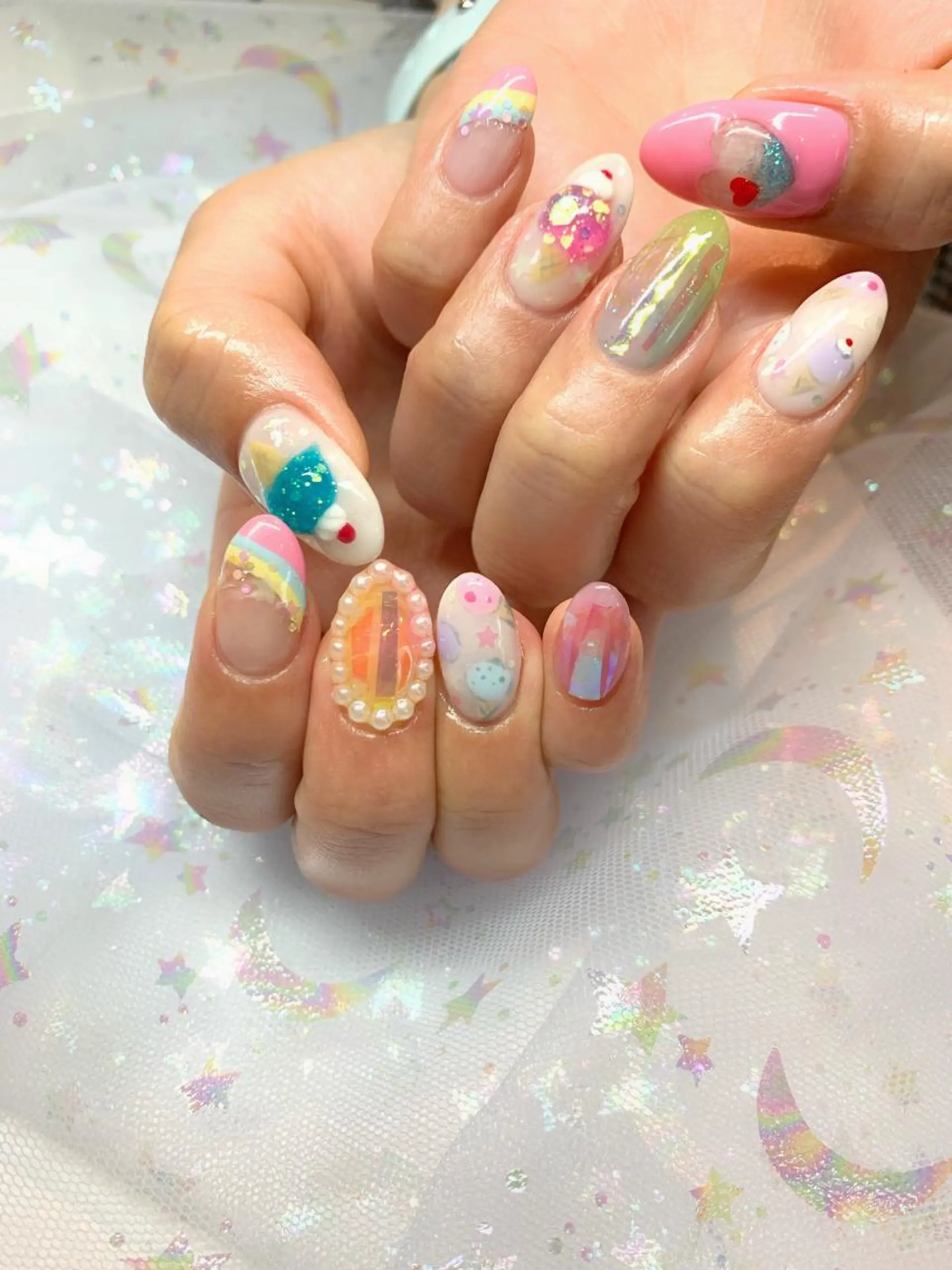 ネイル ハンドネイル glow_ nailのネイルデザイン
