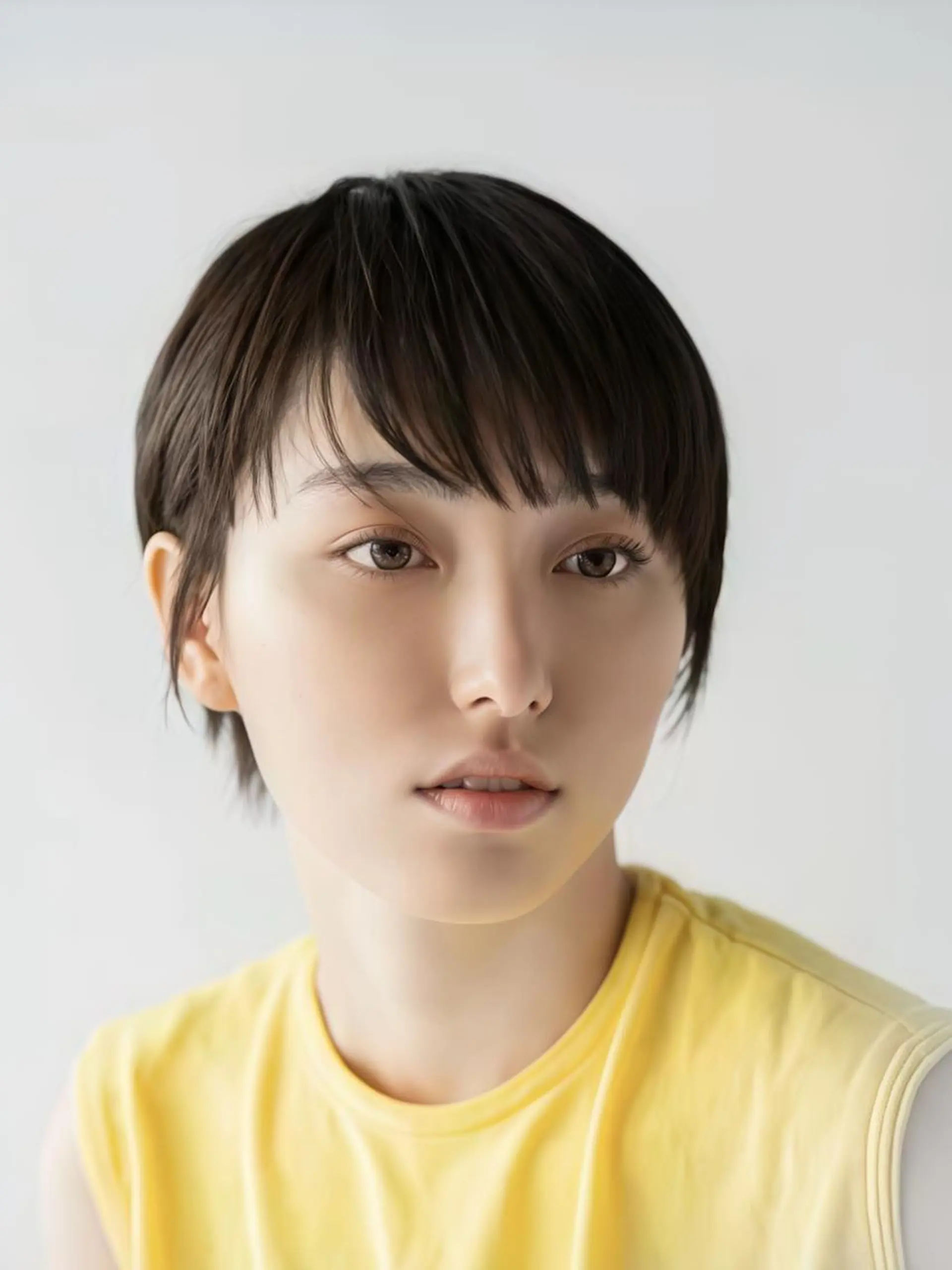 ミディアム カラー ヘアカラー 白髪染め専門店 Recolorなおこのヘアスタイル