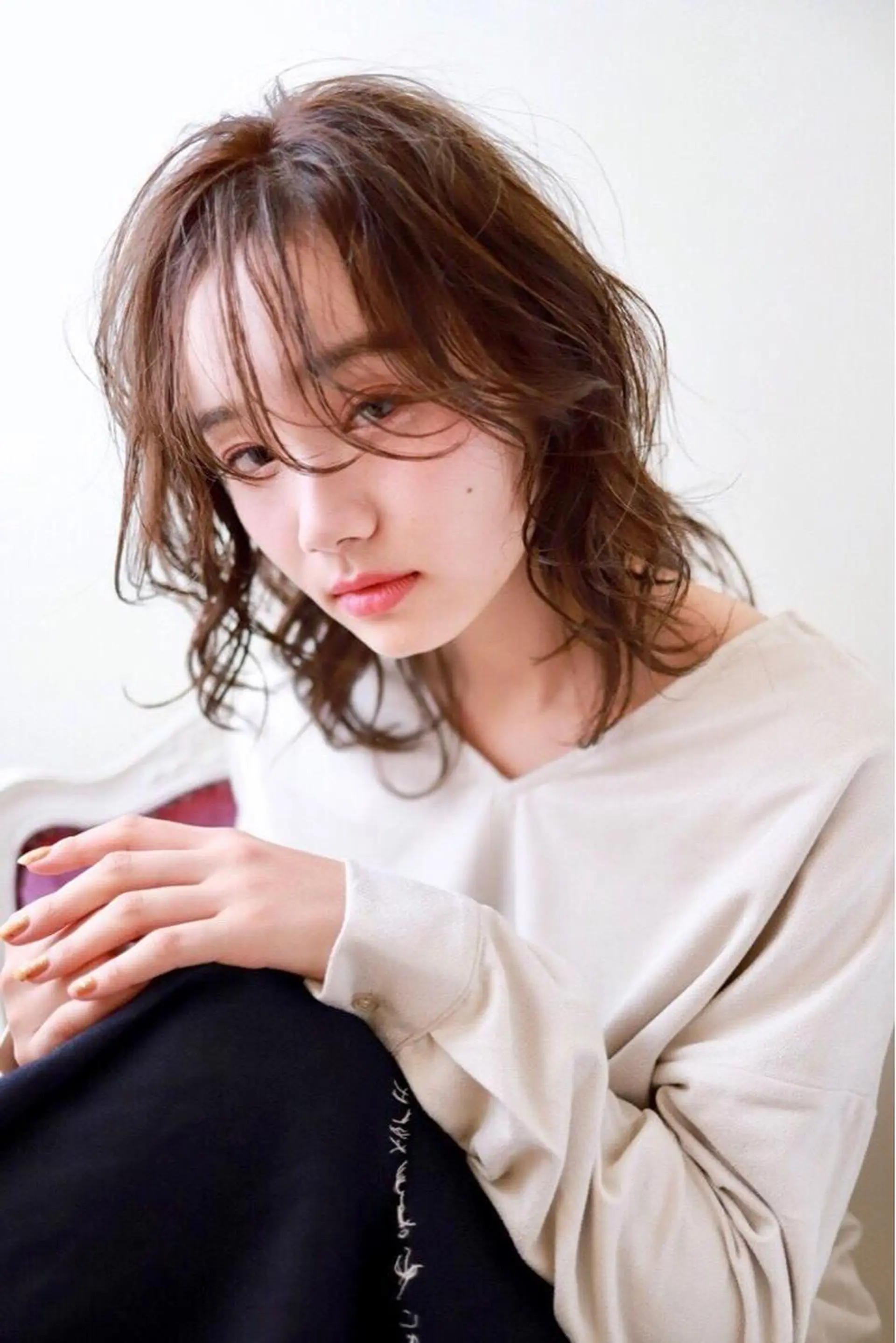 ヘアアレンジ 透明感カラー・ 髪質改善🩵イケダのヘアスタイル