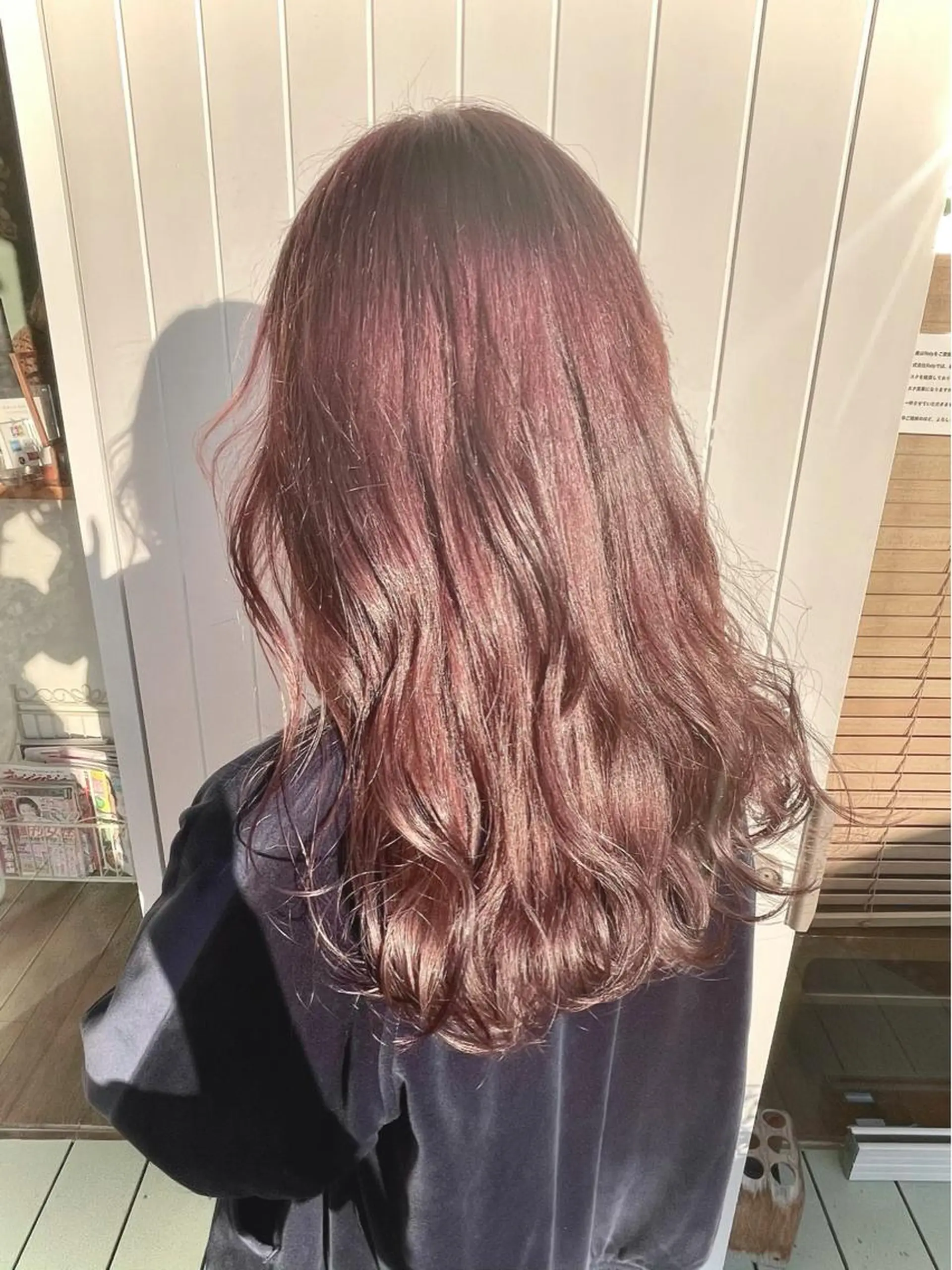 セミロング カラー 髪質改善✨️透明感カ ラー✧*。山下さいみのヘアスタイル