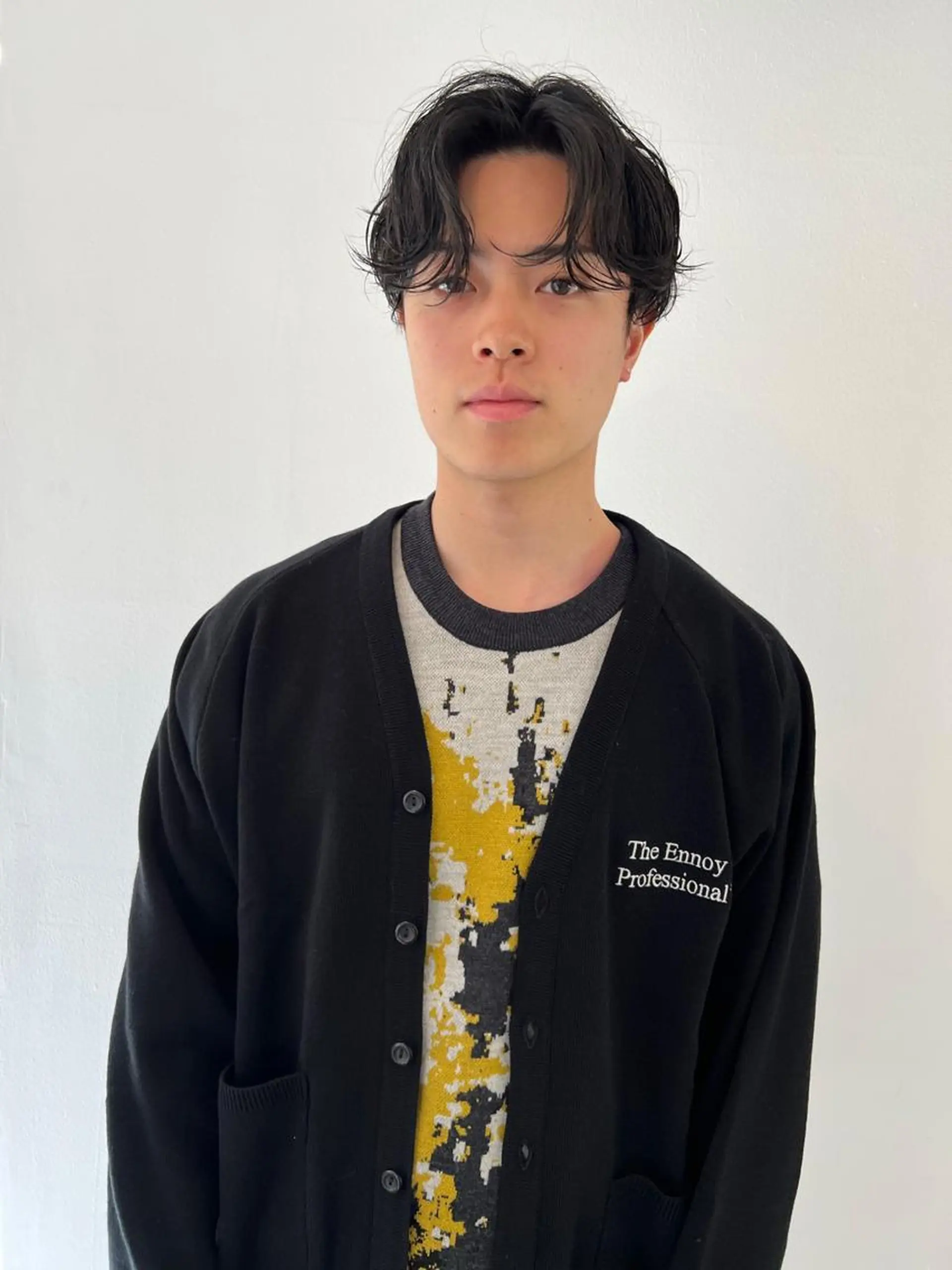 ショート カット パーマ 顔周りレイヤー/韓国 ブリーチminamiのヘアスタイル