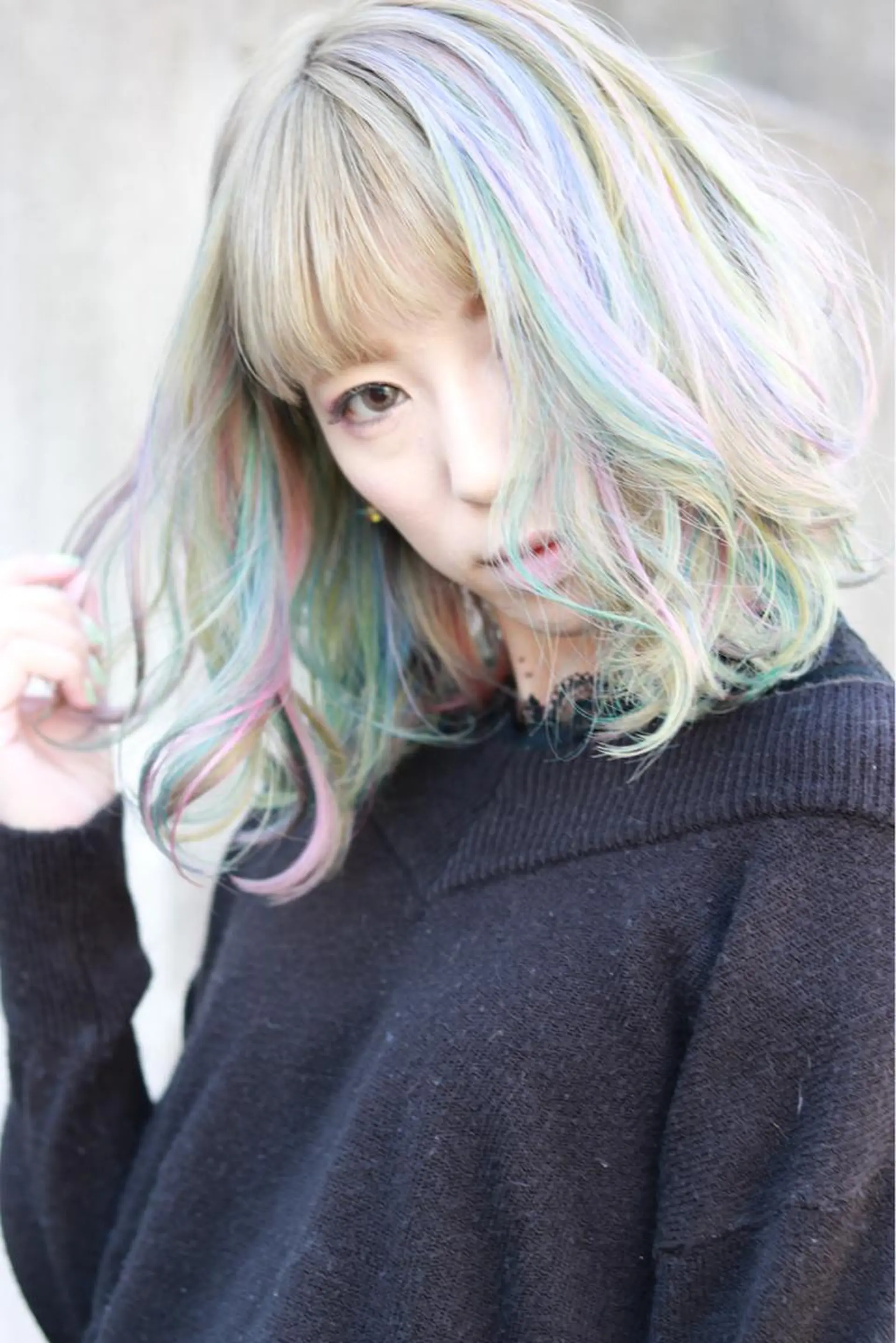 ミディアム 杉若 利彦のヘアスタイル