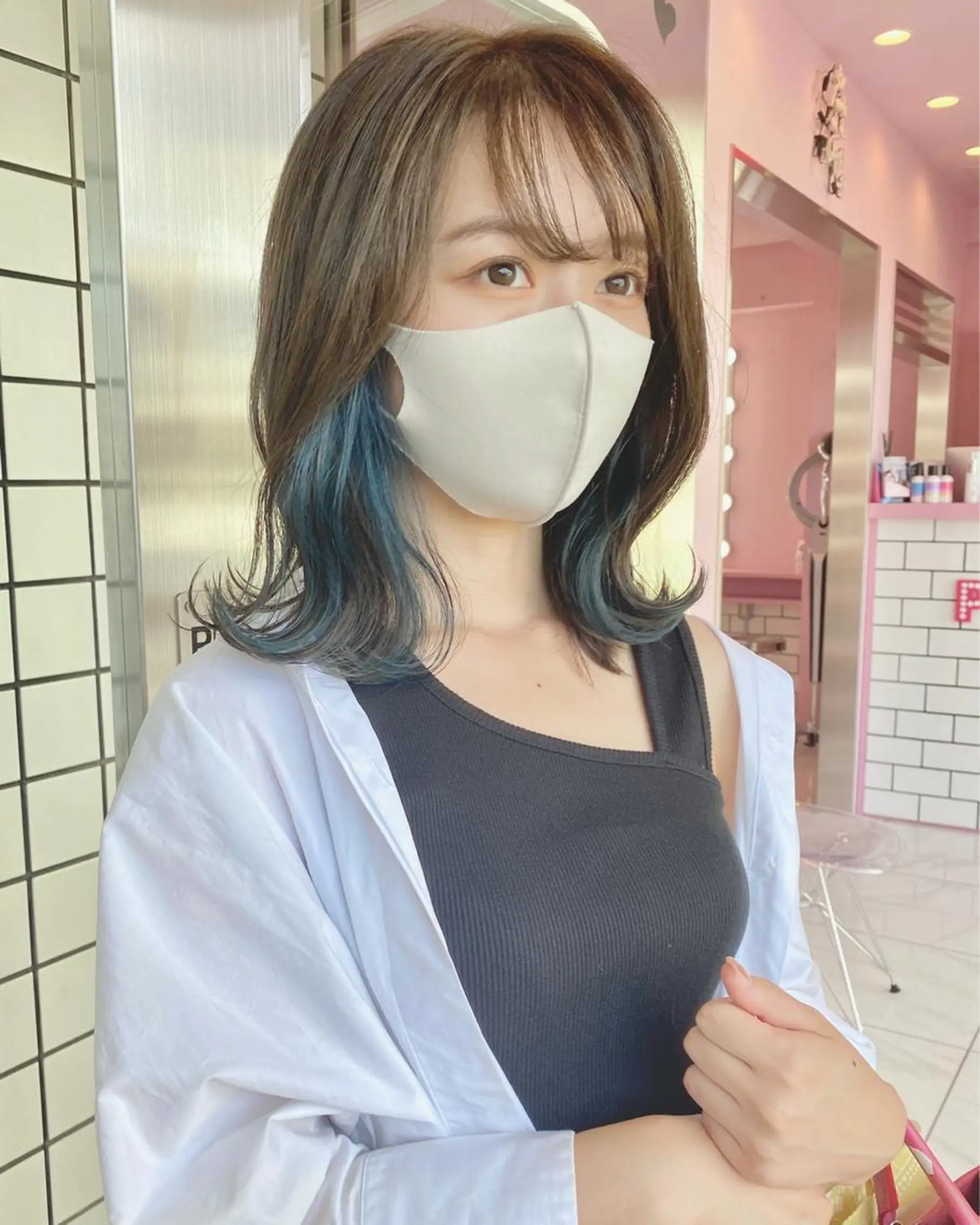 ミディアム カラー moana surfriderのヘアスタイル