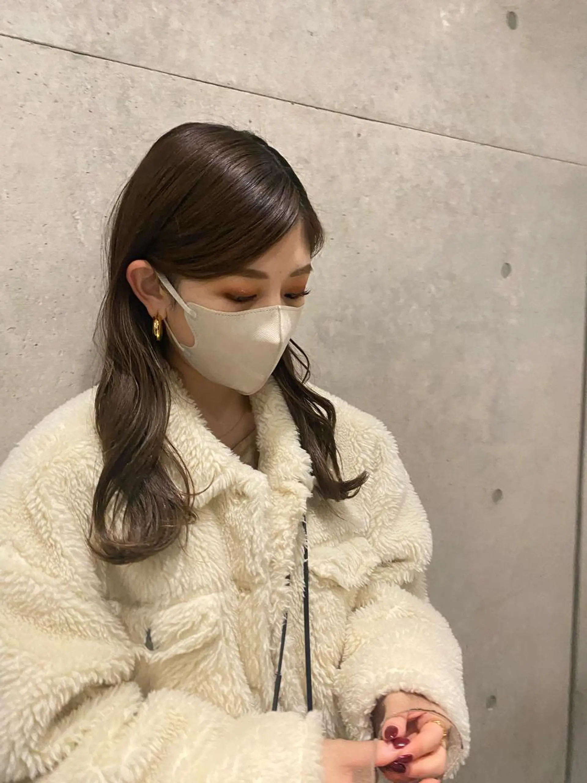 ロング 福島 立也のヘアスタイル