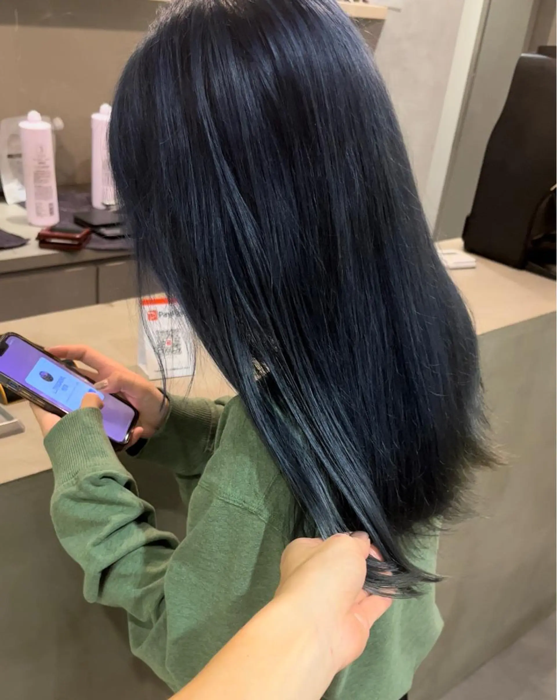 セミロング ヘアカラー ヘッドスパ 佐藤優太朗 似合わせ/髪質改善のヘアスタイル