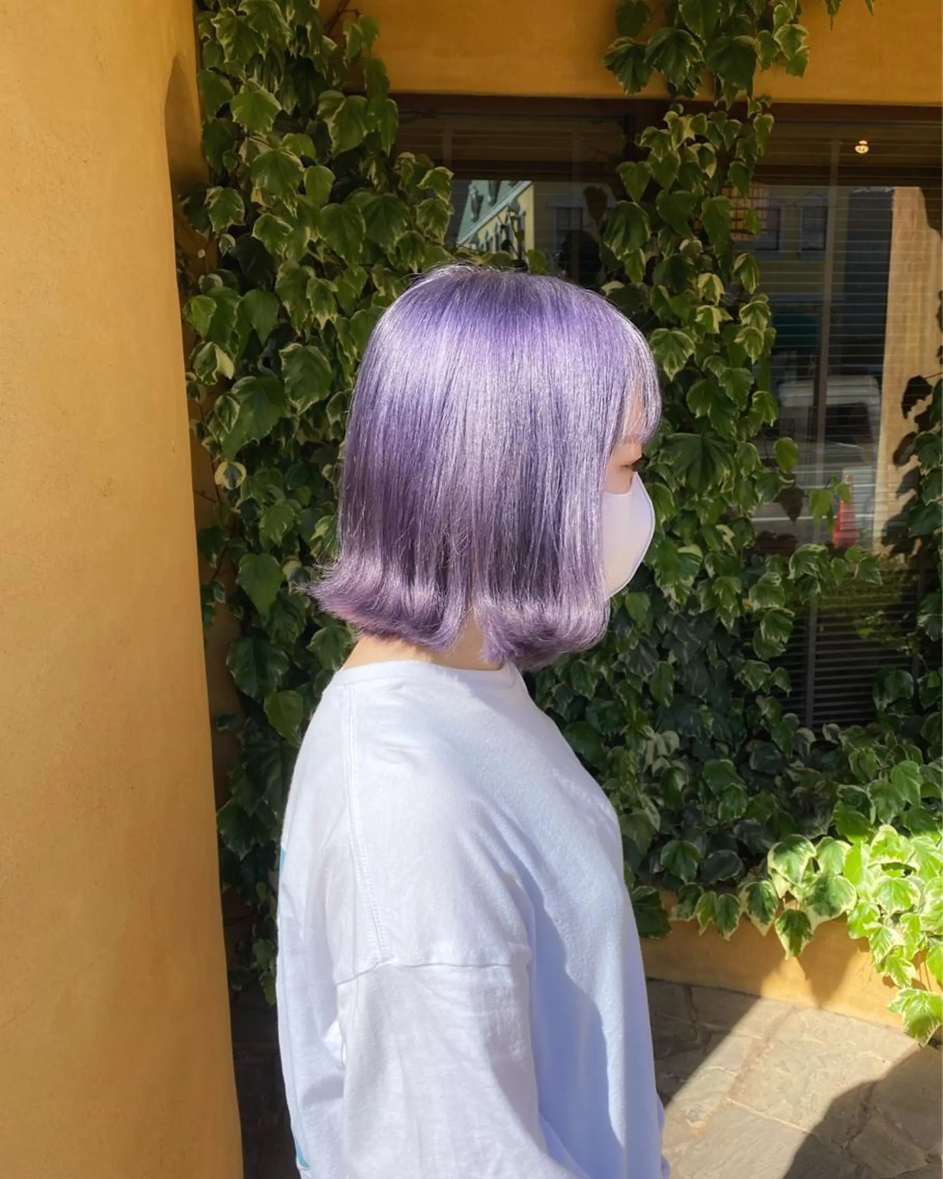 ショート カラー パープルカラー 太田 康治のヘアスタイル