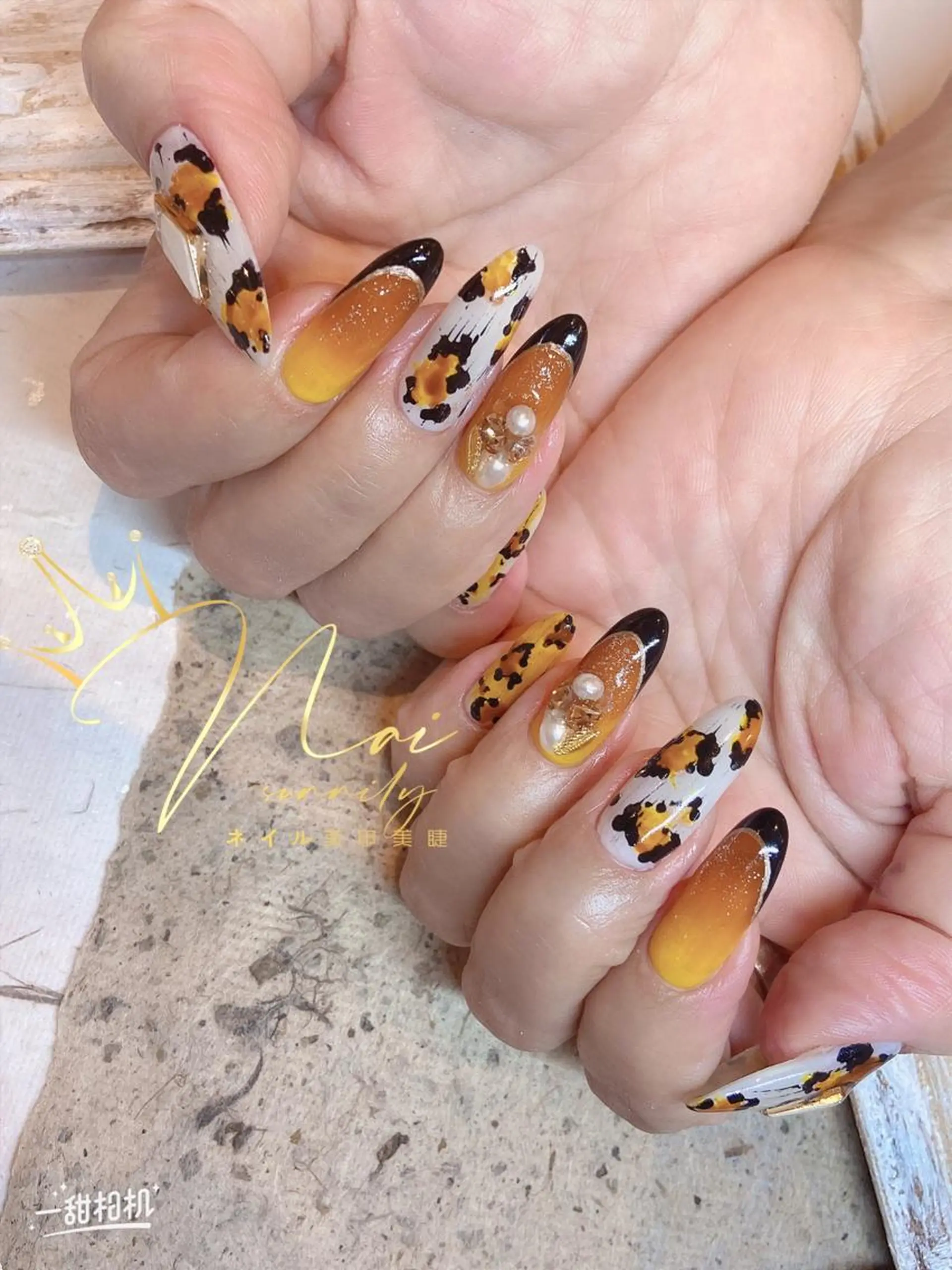 ネイル 持ち込み 長さだし専門店 M2　rikaのネイルデザイン