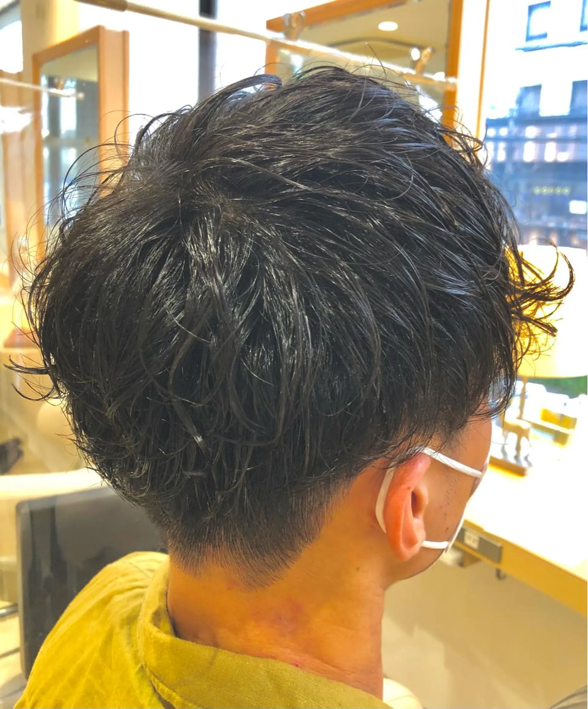 ショート パーマ メンズ メンズパーマ 低ダメージ施術/ 🐮牛木 史裕🐮のヘアスタイル