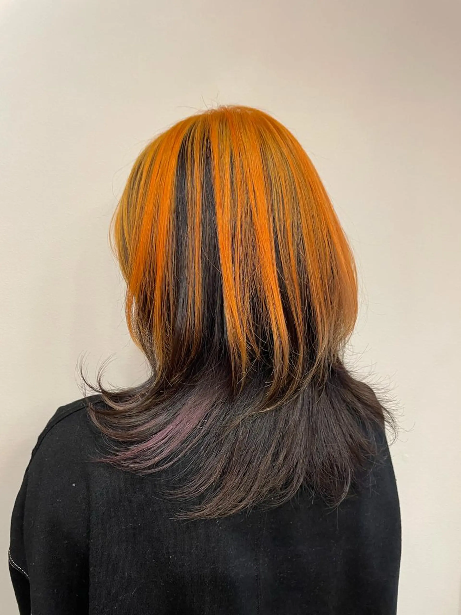 セミロング カラー 🥀韓国ヘア🥀 宮津真菜のヘアスタイル