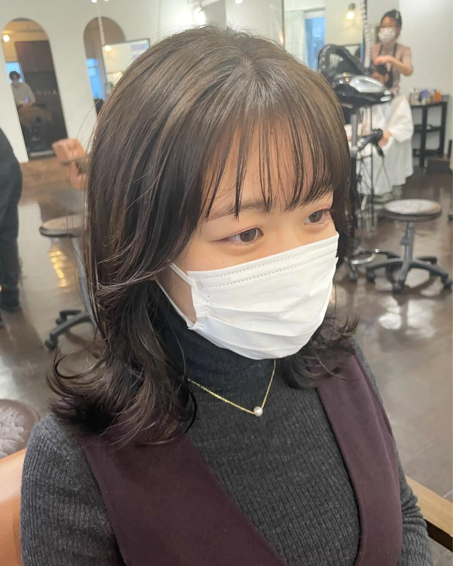 セミロング 【店長】ショート 似合わせ🦩相羽里美のヘアスタイル
