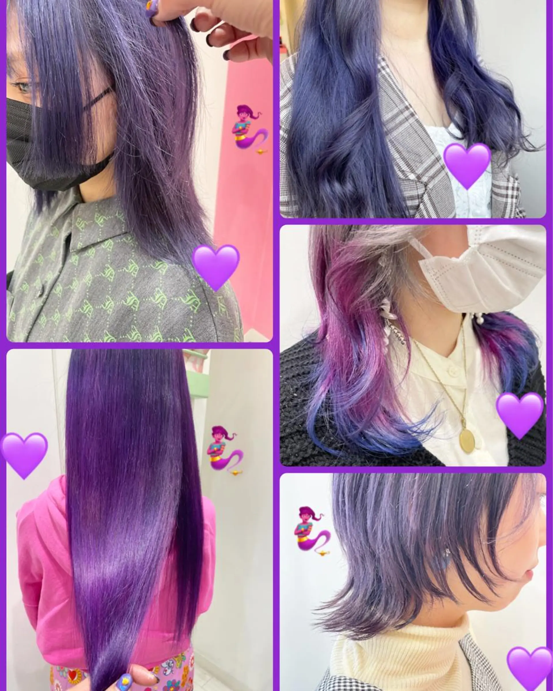 ミディアム カラー ダブルカラー グラデーションカラー ハイライトカラー インナーカラー ハイライト 新宿駅近♡個室 ♡関口三都季🌜のヘアスタイル