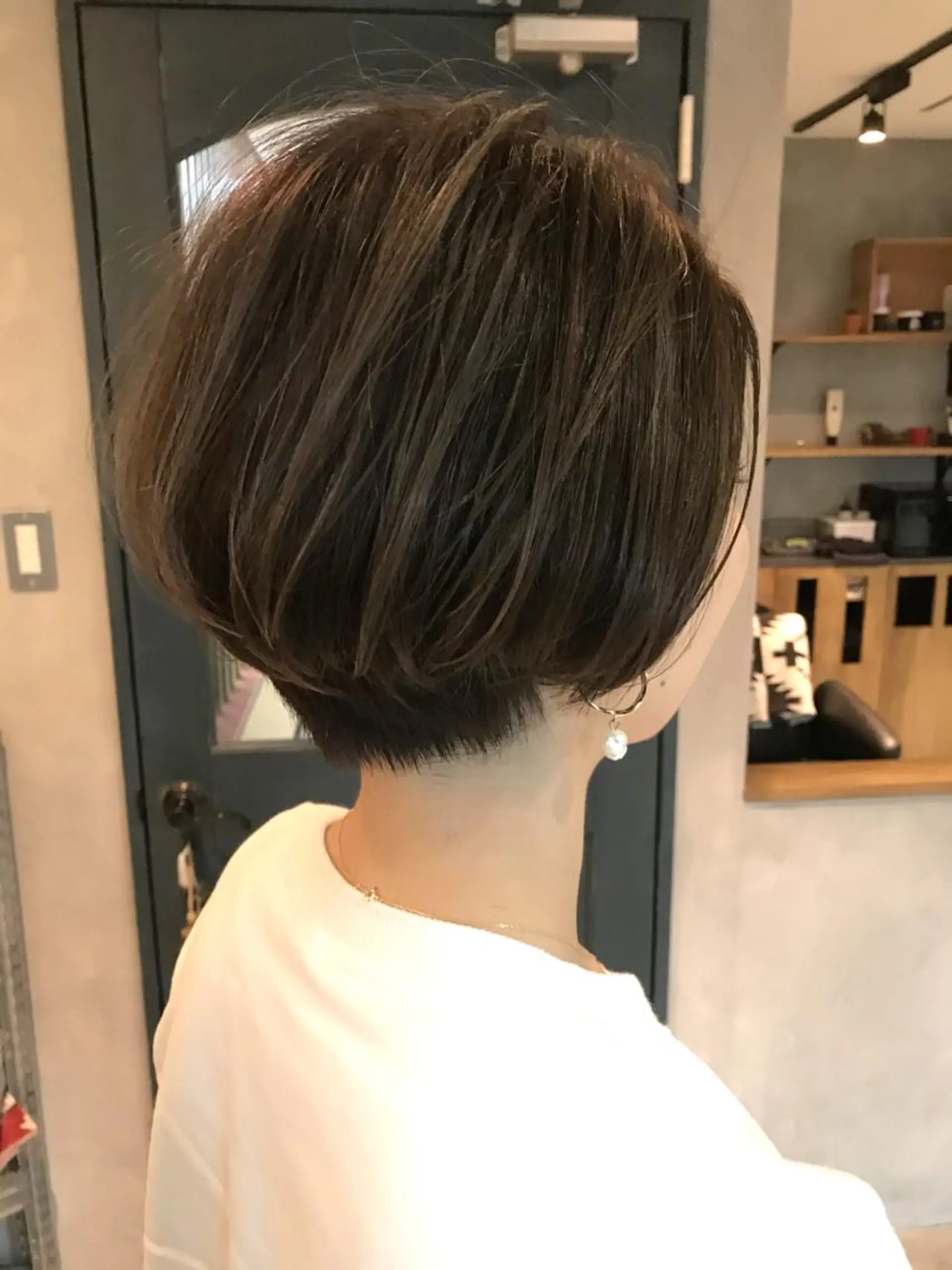 ショート カラー ハンサムショート ショートヘア ヘアカラー トリートメント 5Five所属・タカサキ ケイタのヘアスタイル