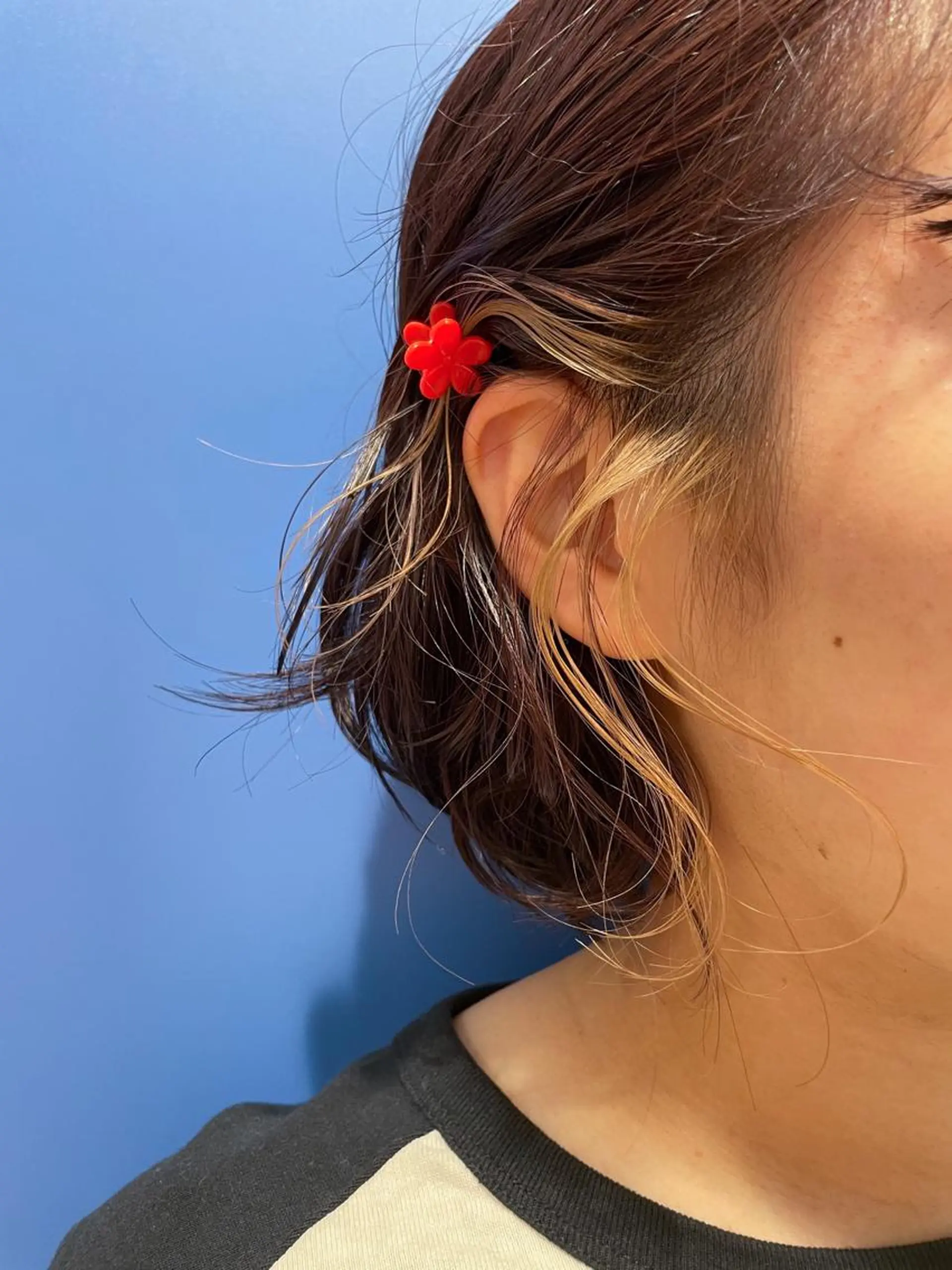 ショート カラー もりしま あやかのヘアスタイル