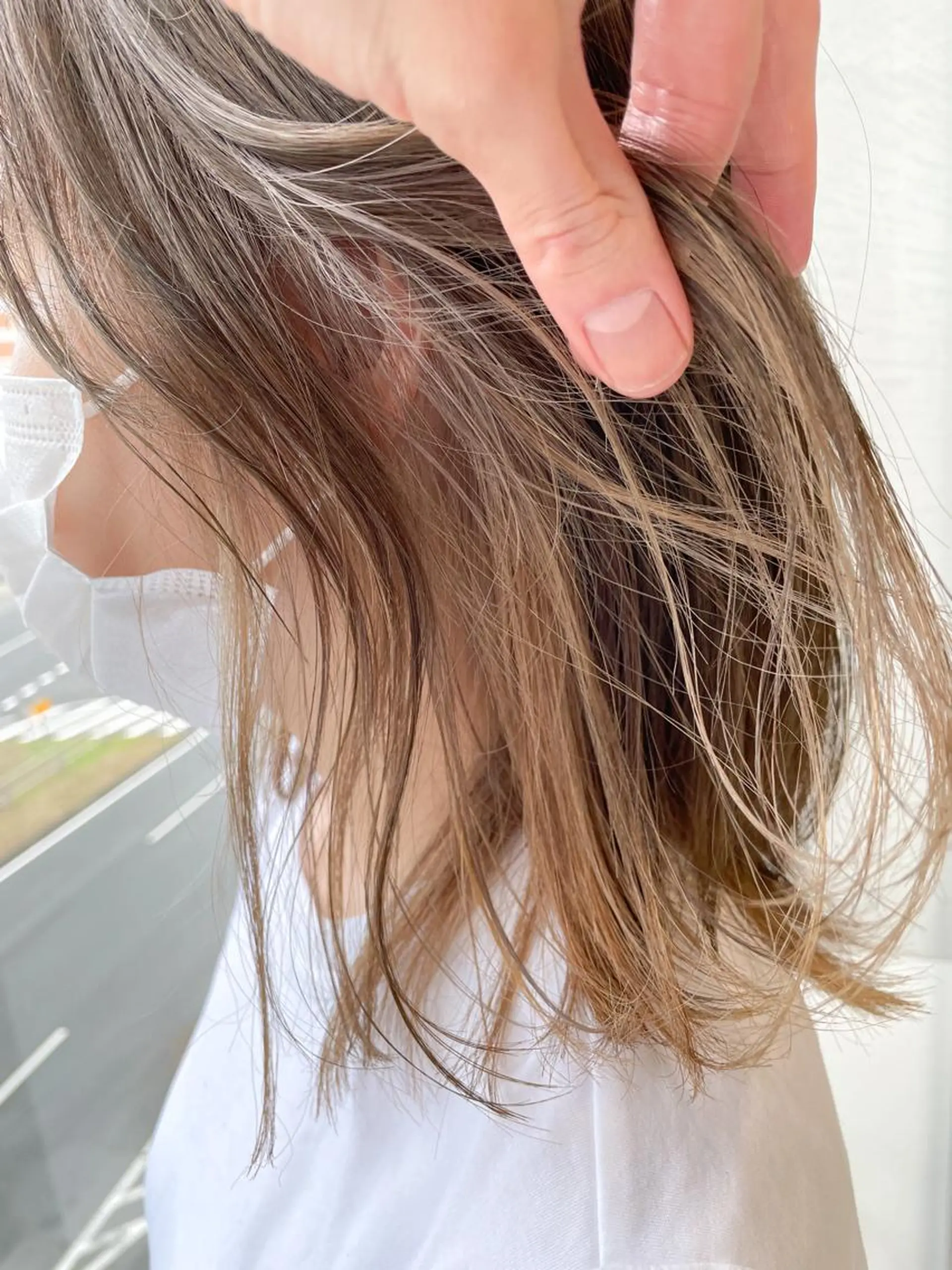 ミディアム 矢口 嵩人のヘアスタイル