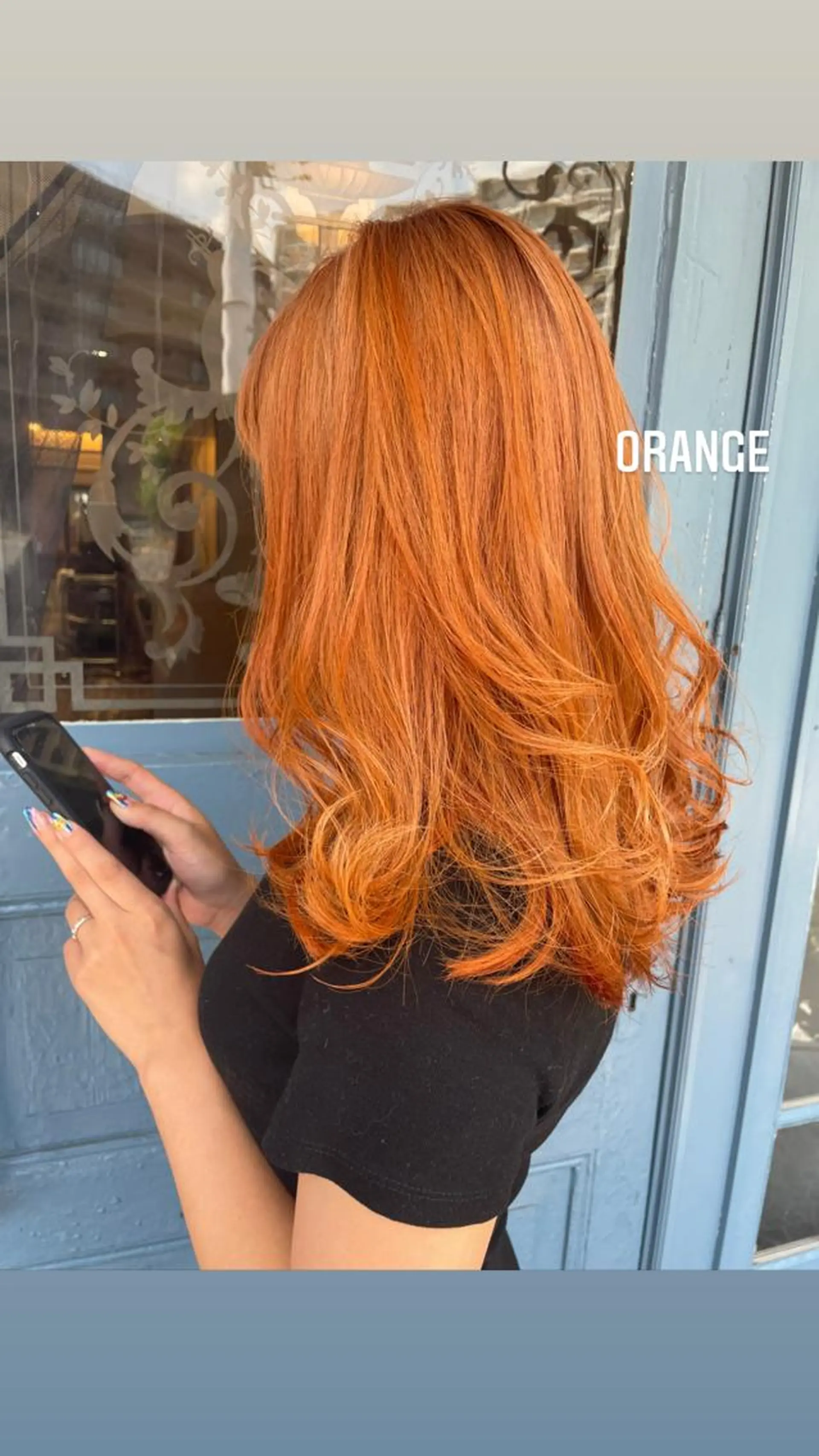 ミディアム カラー 渡辺 瑠美のヘアスタイル