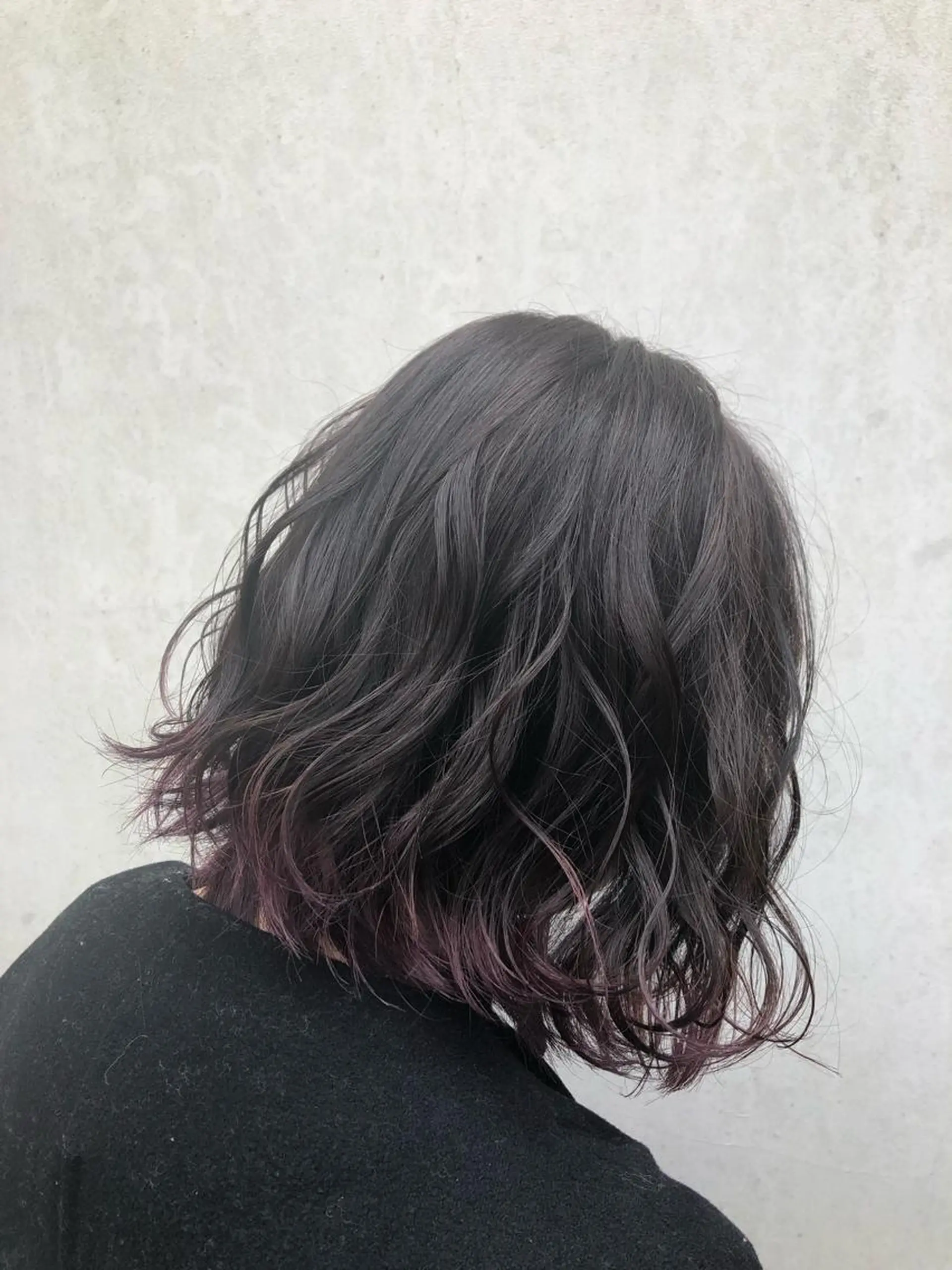 ミディアム カラー ヘアアレンジ バレイヤージュ ベージュカラー ブリーチ 透明感カラー デザインカラー enurk店 🍋 M I K U  *のその他イメージ