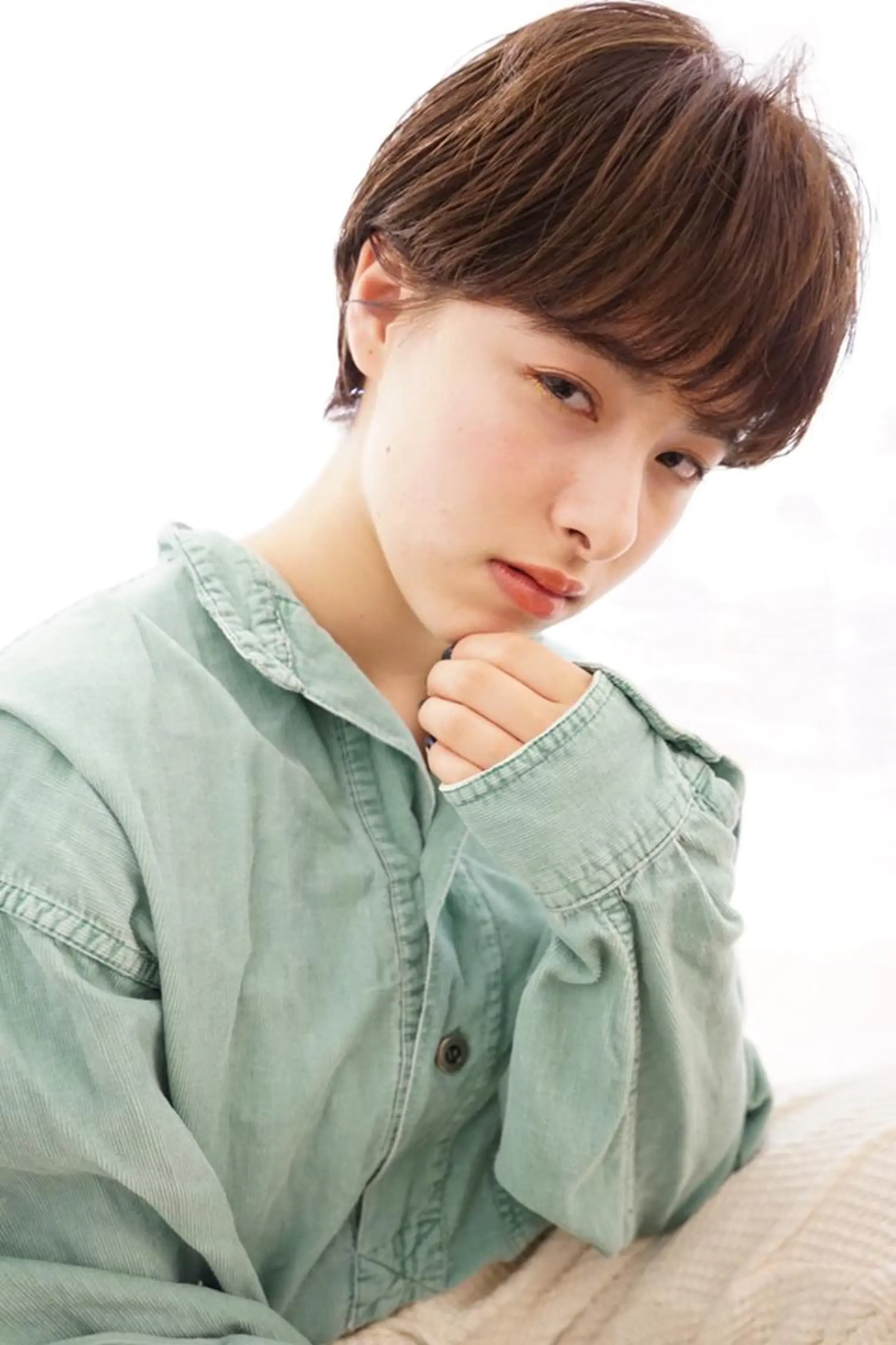 ショート カラー レイヤーカット✂️ 横浜No1♡下鳥翔子のヘアスタイル