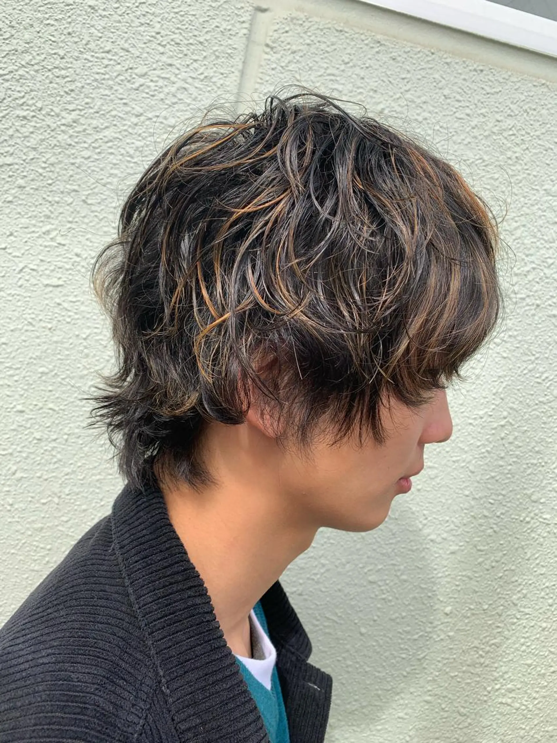 メンズ マッシュウルフ マッシュ メンズウルフカット ウルフカット カット特化美容師 齋藤桐のヘアスタイル