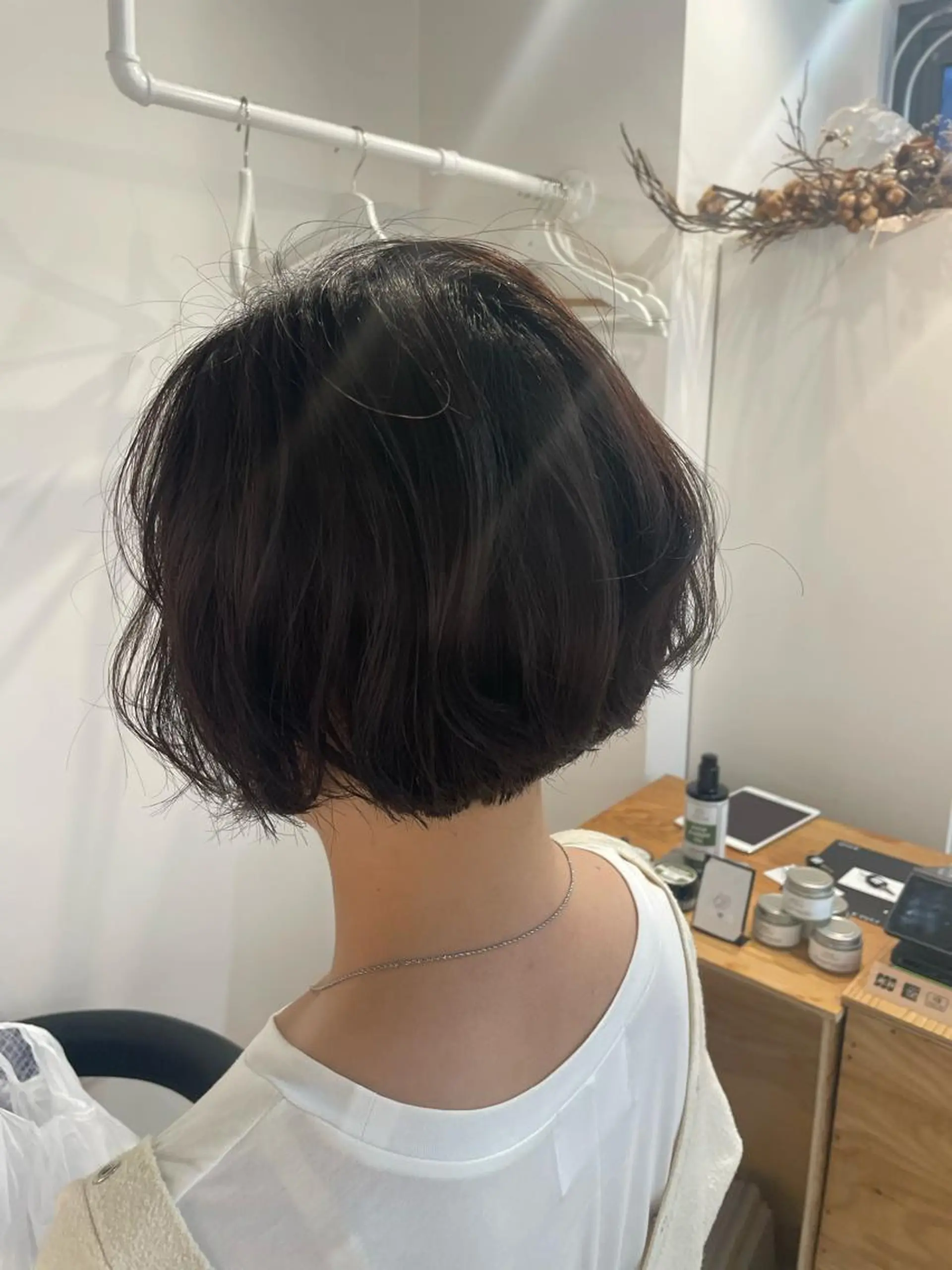 ミディアム ミディアムパーマ ボブ カット パーマ トリートメント fit/ madokaのヘアスタイル