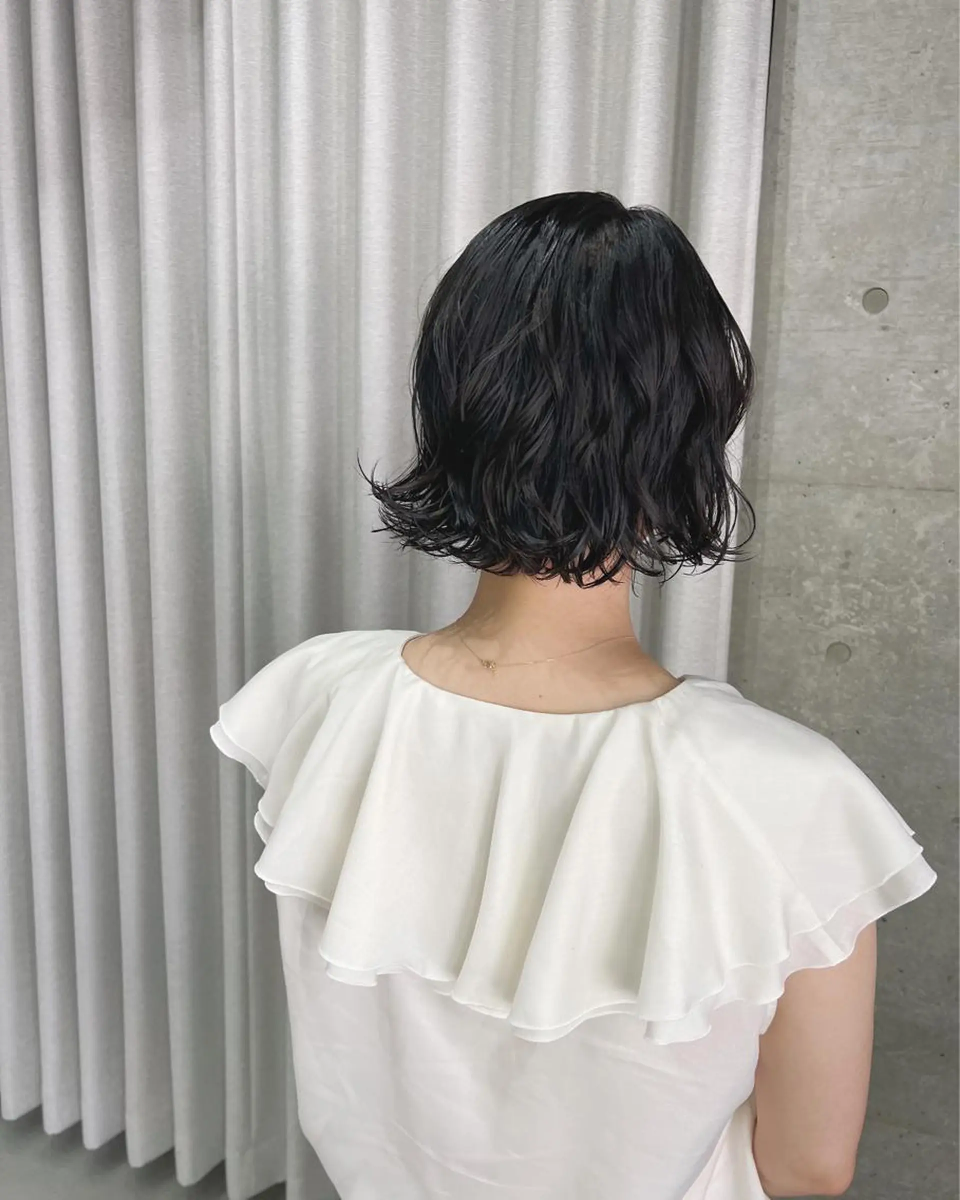 パーマ ボブパーマコテ巻き風 パーマNo1深江秀平のヘアスタイル