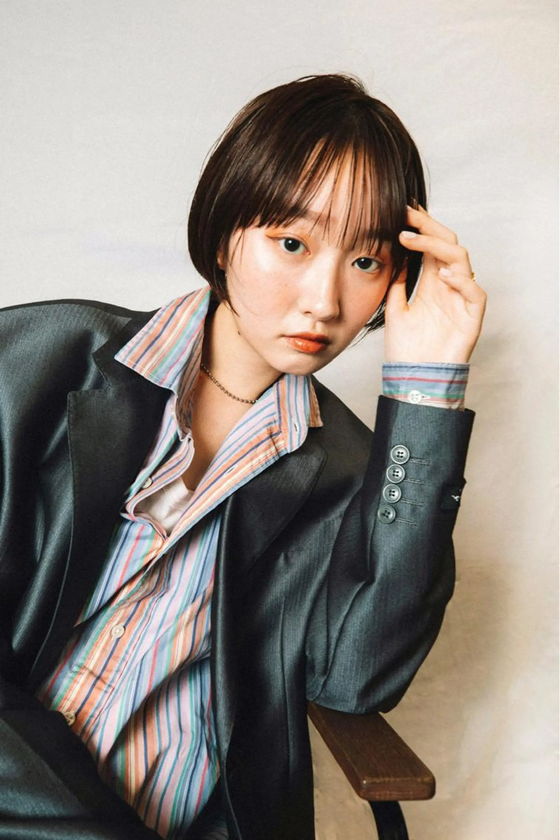 ショート カラー 🟩くすみカラー/ボ ブ/ショート/大司のヘアスタイル