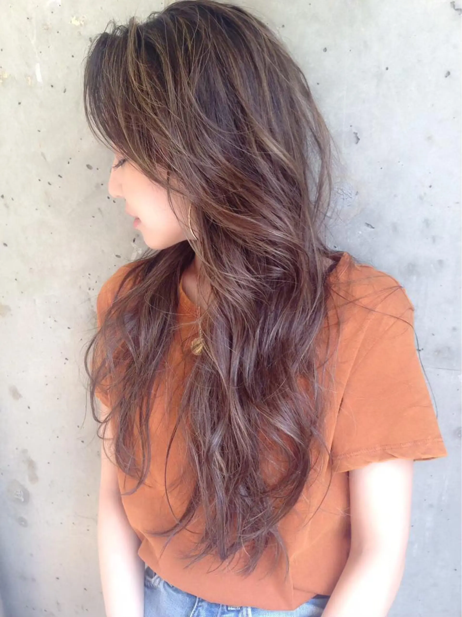 ロング カラー 透明感カラー エクステ指名No.1 【店長】橘田のヘアスタイル