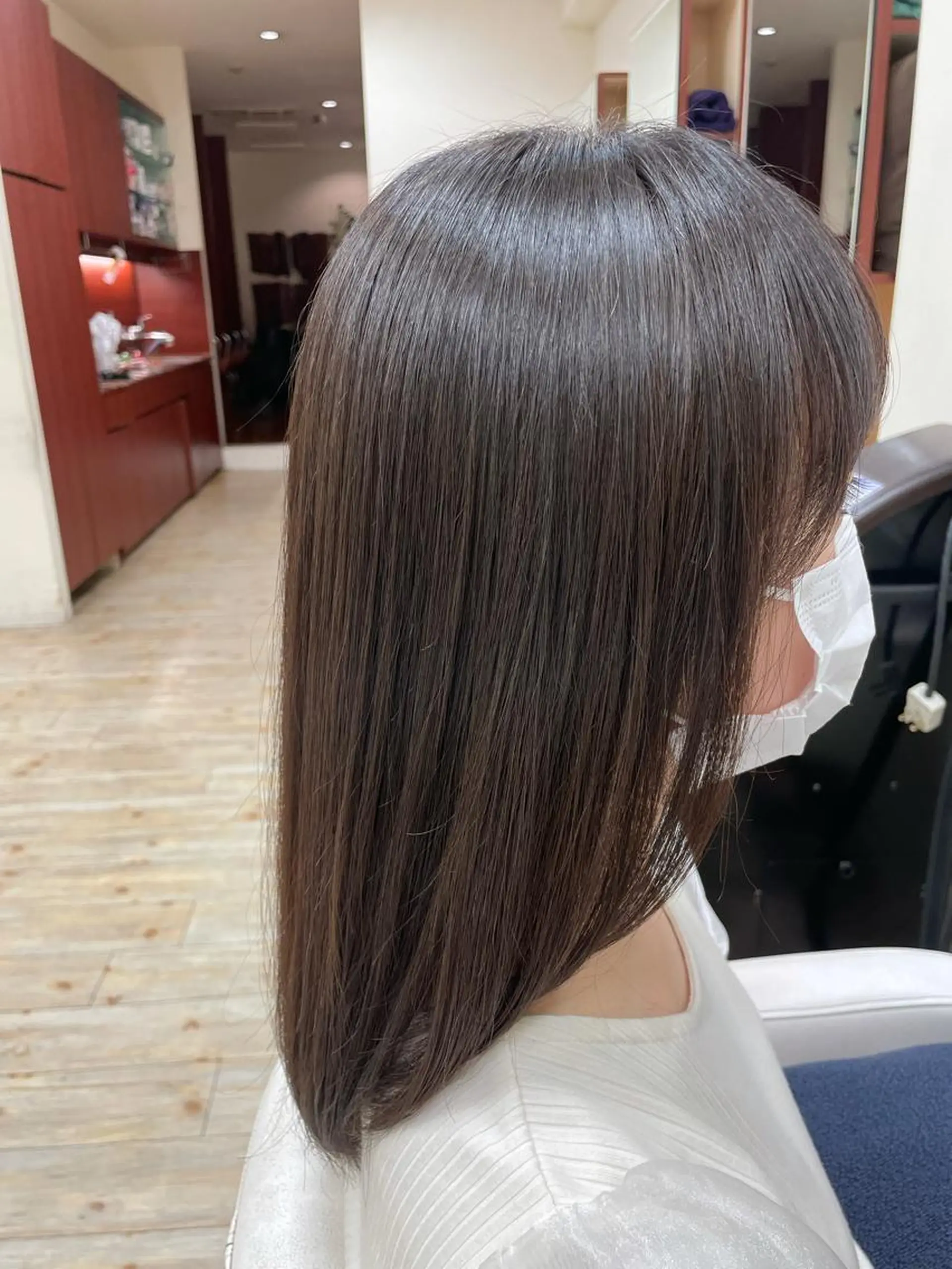 セミロング パーマ 縮毛矯正 ヤノ ユリカ   🥑のヘアスタイル