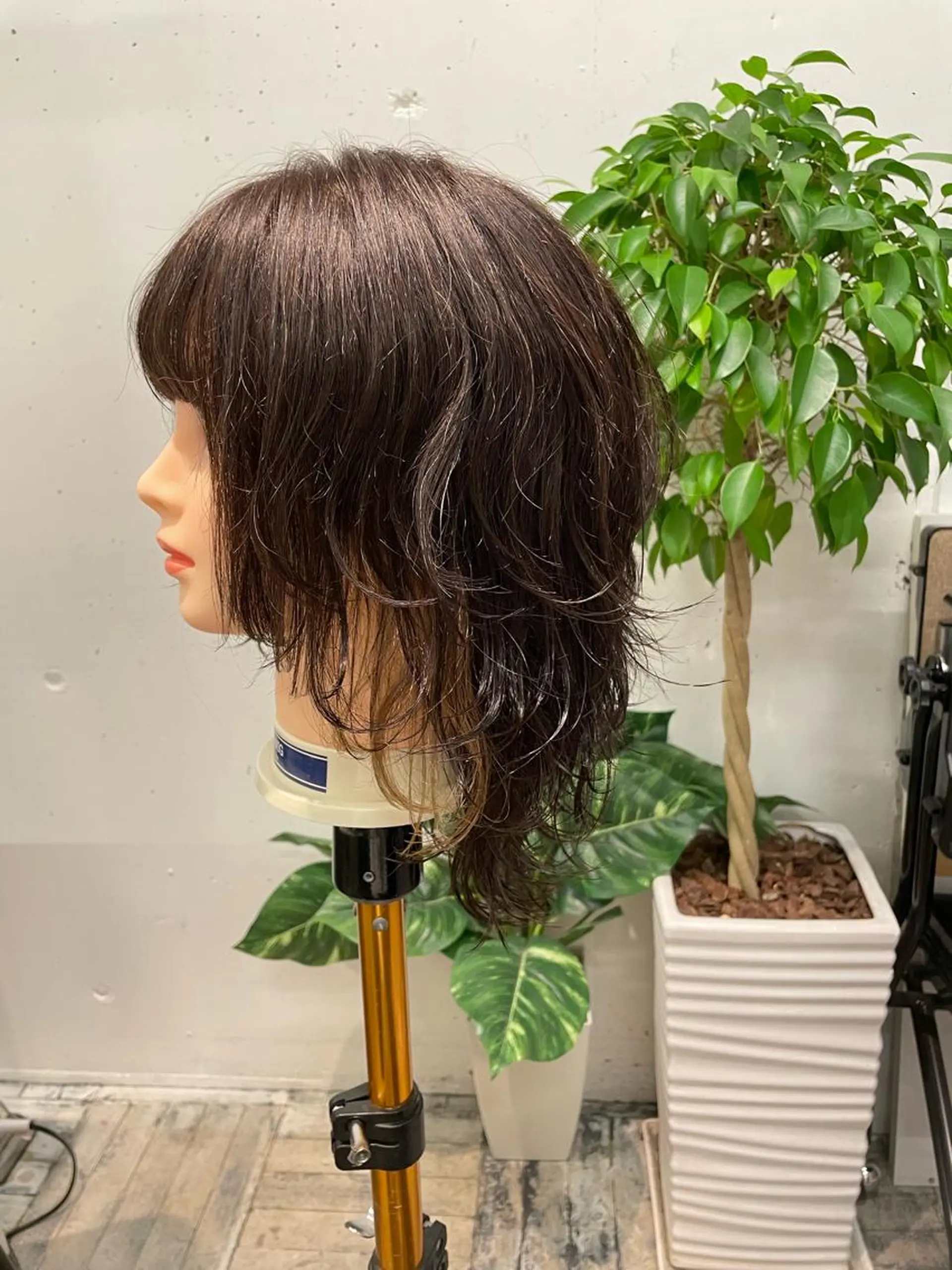 セミロング ウルフカット 🐺ウルフ/レイヤー カット/高嶋湧大のヘアスタイル