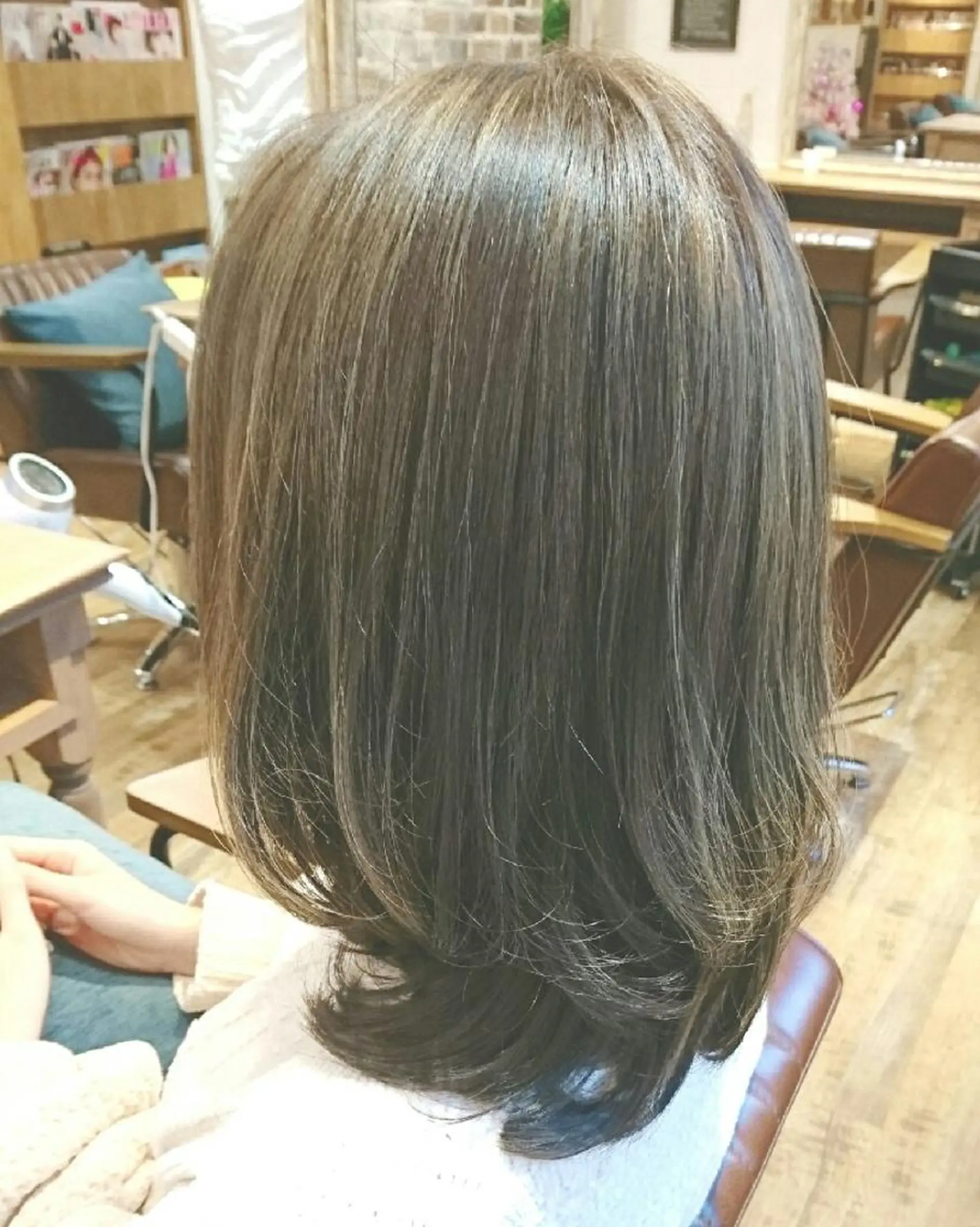 カラー ミディアム 透明感カラー ハイライトカラー ハイライト ＊Cielo＊ 佐藤 幸世のヘアスタイル