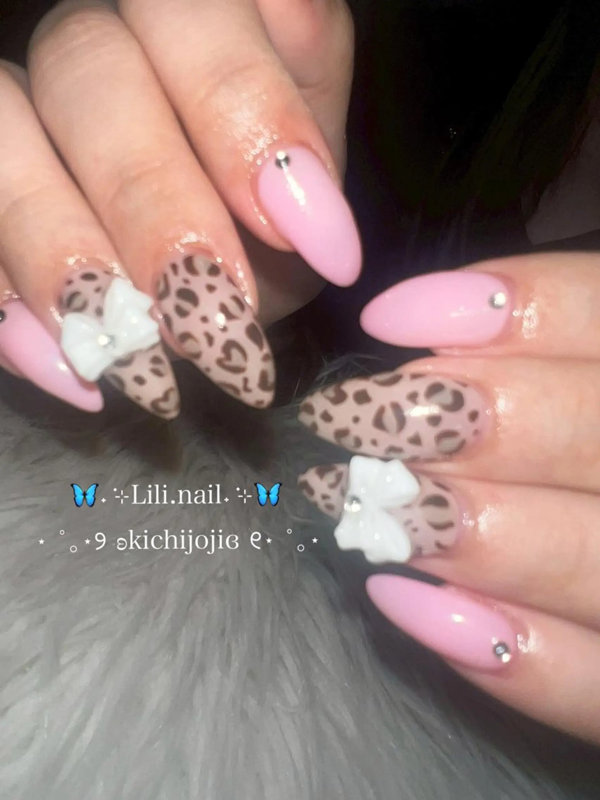 ネイル ハンドネイル lili.nail y2k/長さ出しのネイルデザイン