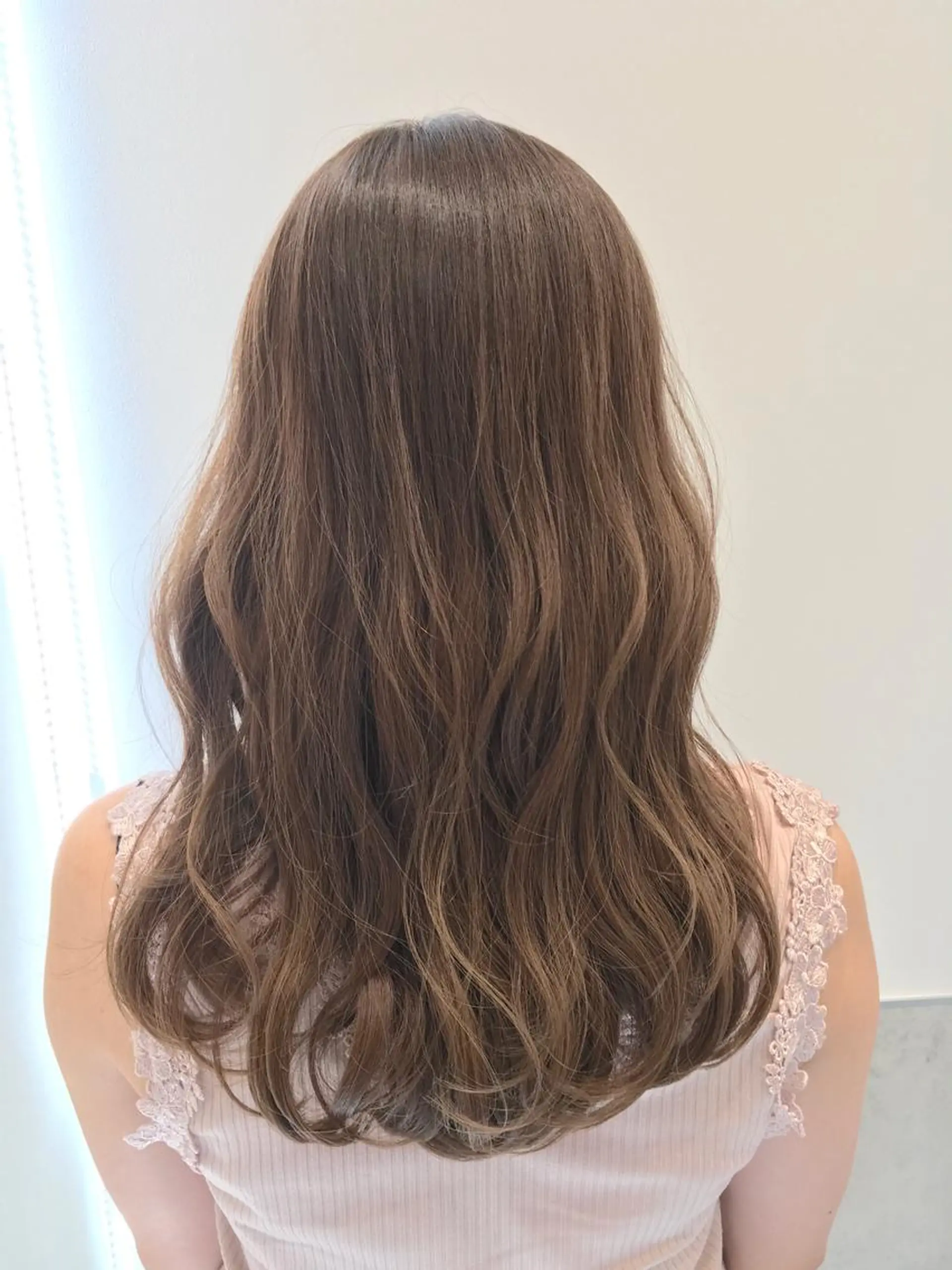 ロング カラー ベージュカラー カット ヘアカラー トリートメント ヘッドスパ ヘアセット go today shaire salon 本店所属・yoshi ☆のヘアスタイル