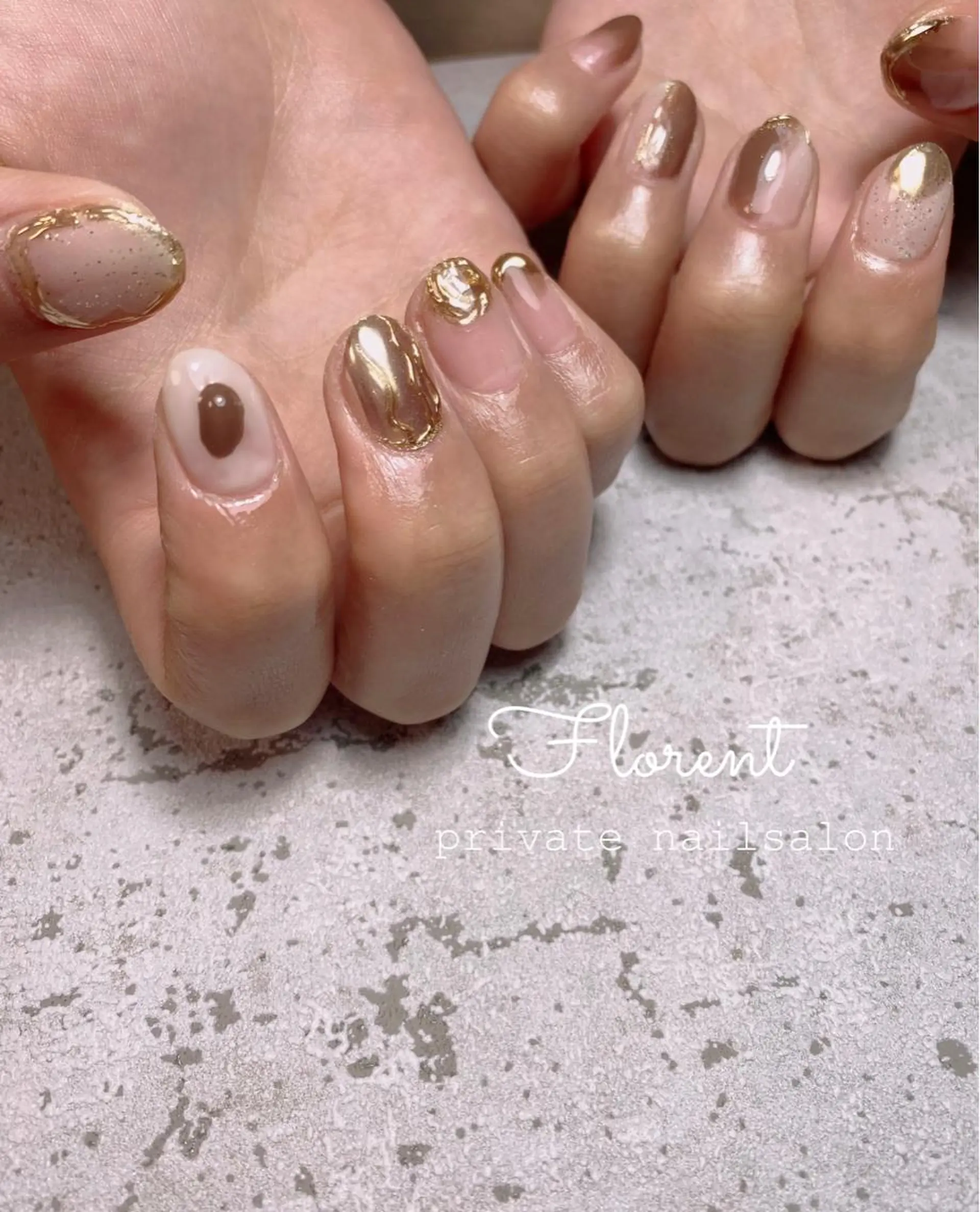 ネイル ハンドネイル florent nailのネイルデザイン