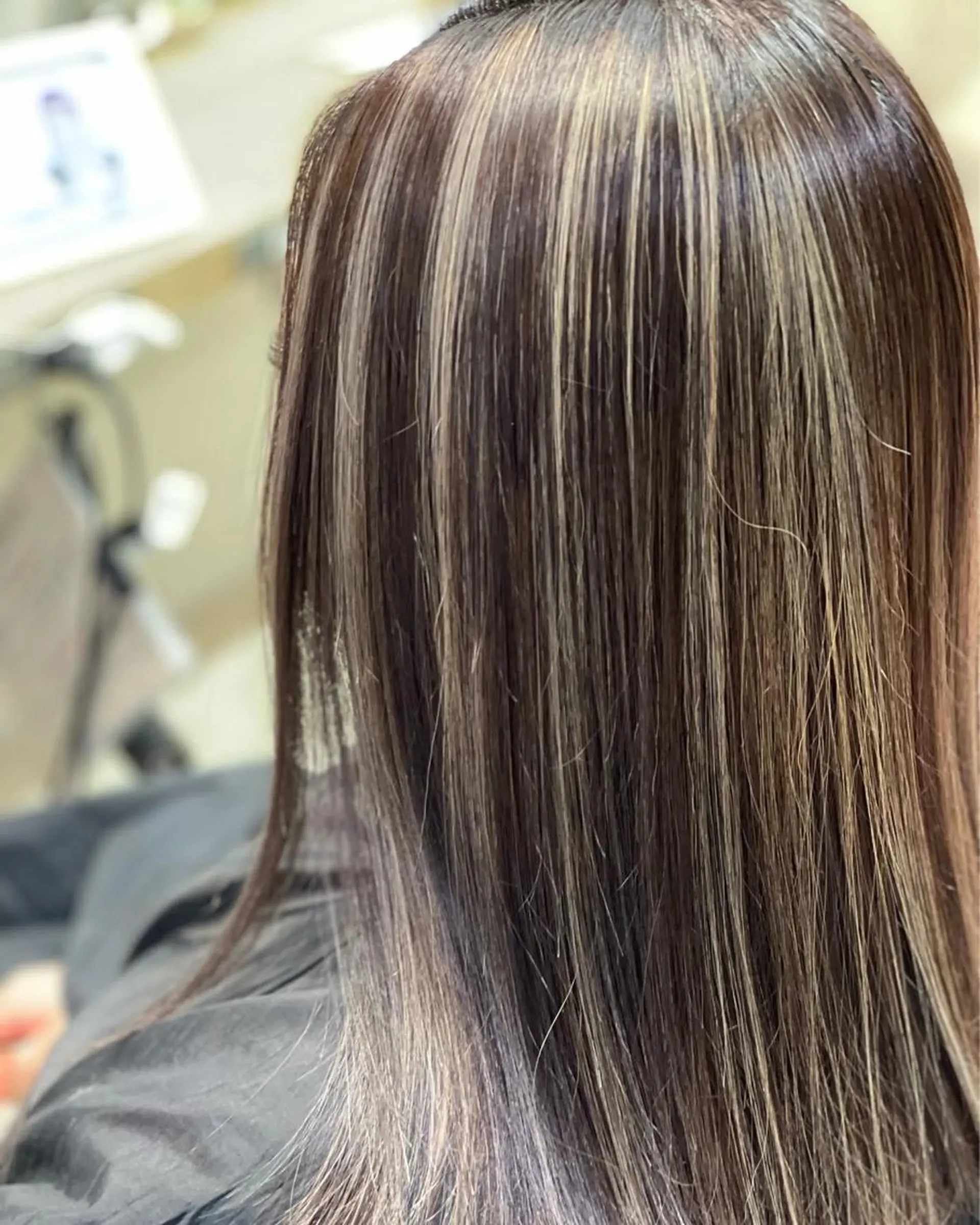 ミディアム カラー ヘアアレンジ ブリーチ ケアブリーチ ダブルカラー ハイライトカラー イルミナカラー カット ヘアカラー トリートメント 髪質改善×ハイトーン 中田啄也のヘアスタイル