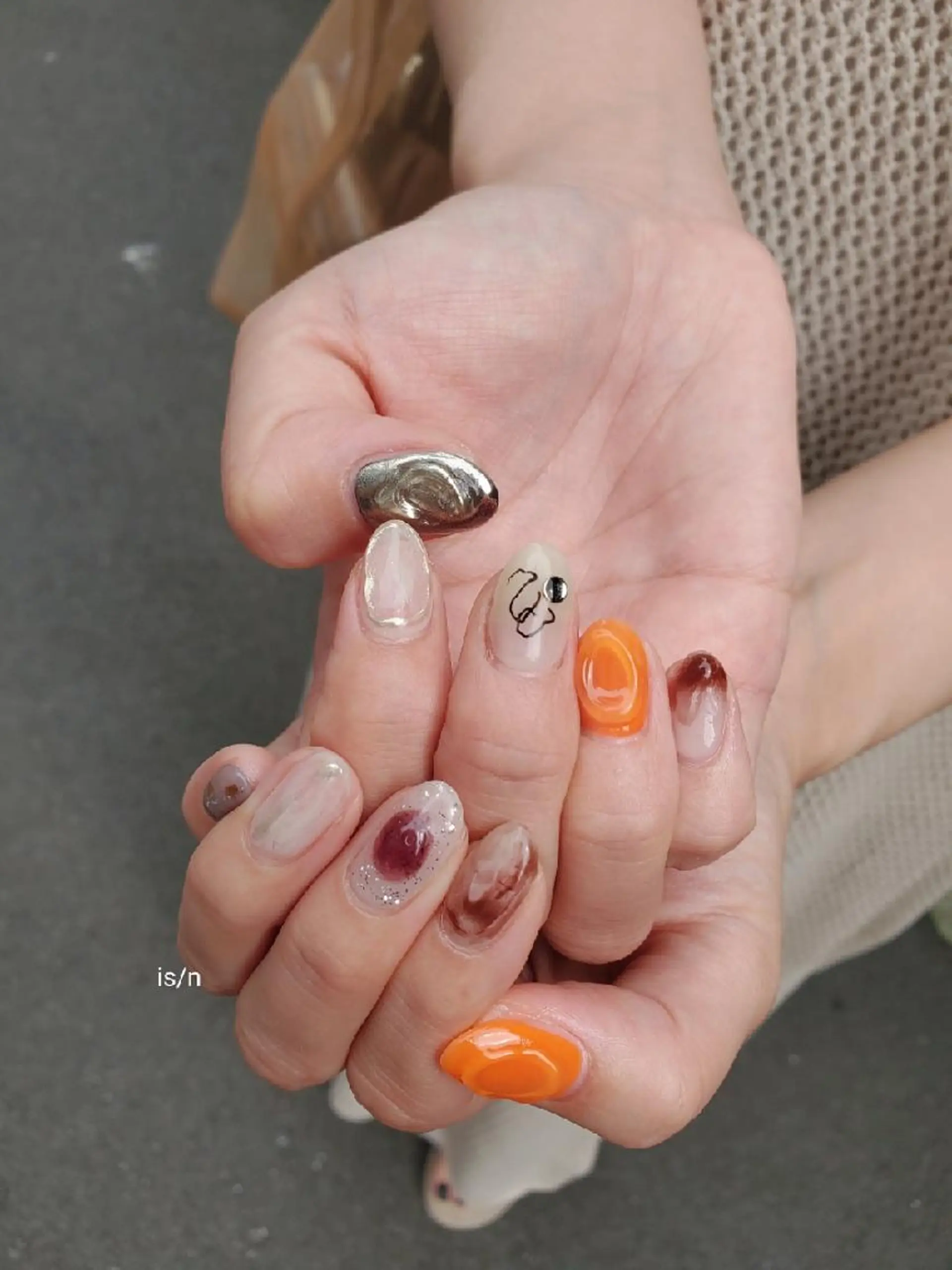 ネイル ハンドネイル 店長 佐藤のネイルデザイン