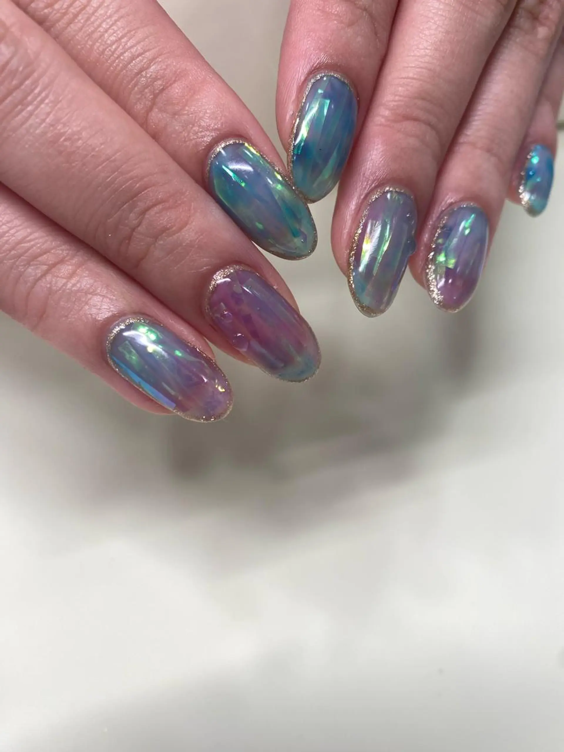 ネイル 氷ネイル・うるうるネイル 持ち込み kokori nailのネイルデザイン