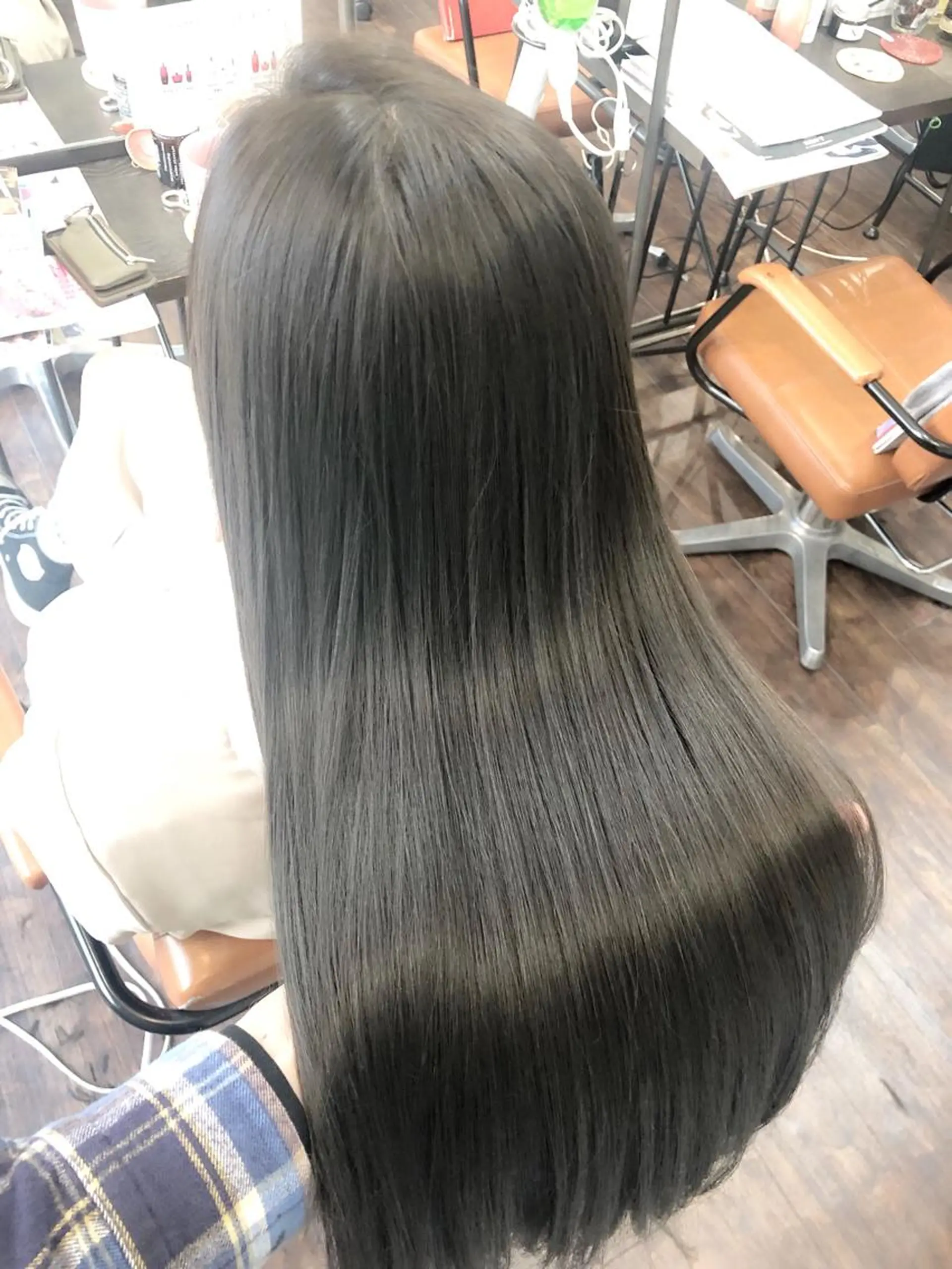 カラー ヘアカラー トリートメント ヘッドスパ グレージュ/髪質改善 Yamato.hのヘアスタイル