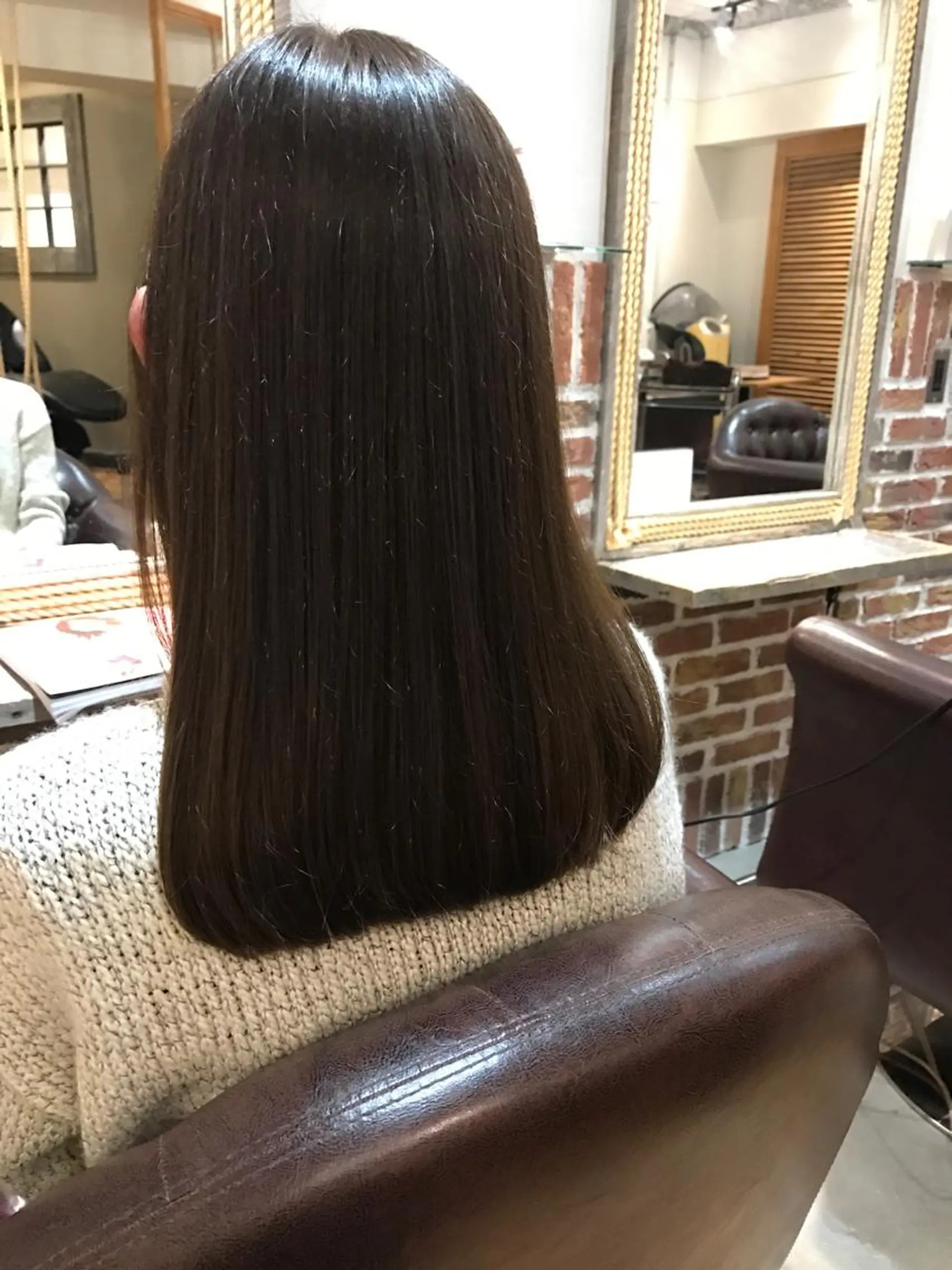 ミディアム カラー イルミナカラー トリートメント みうら ミウラのヘアスタイル