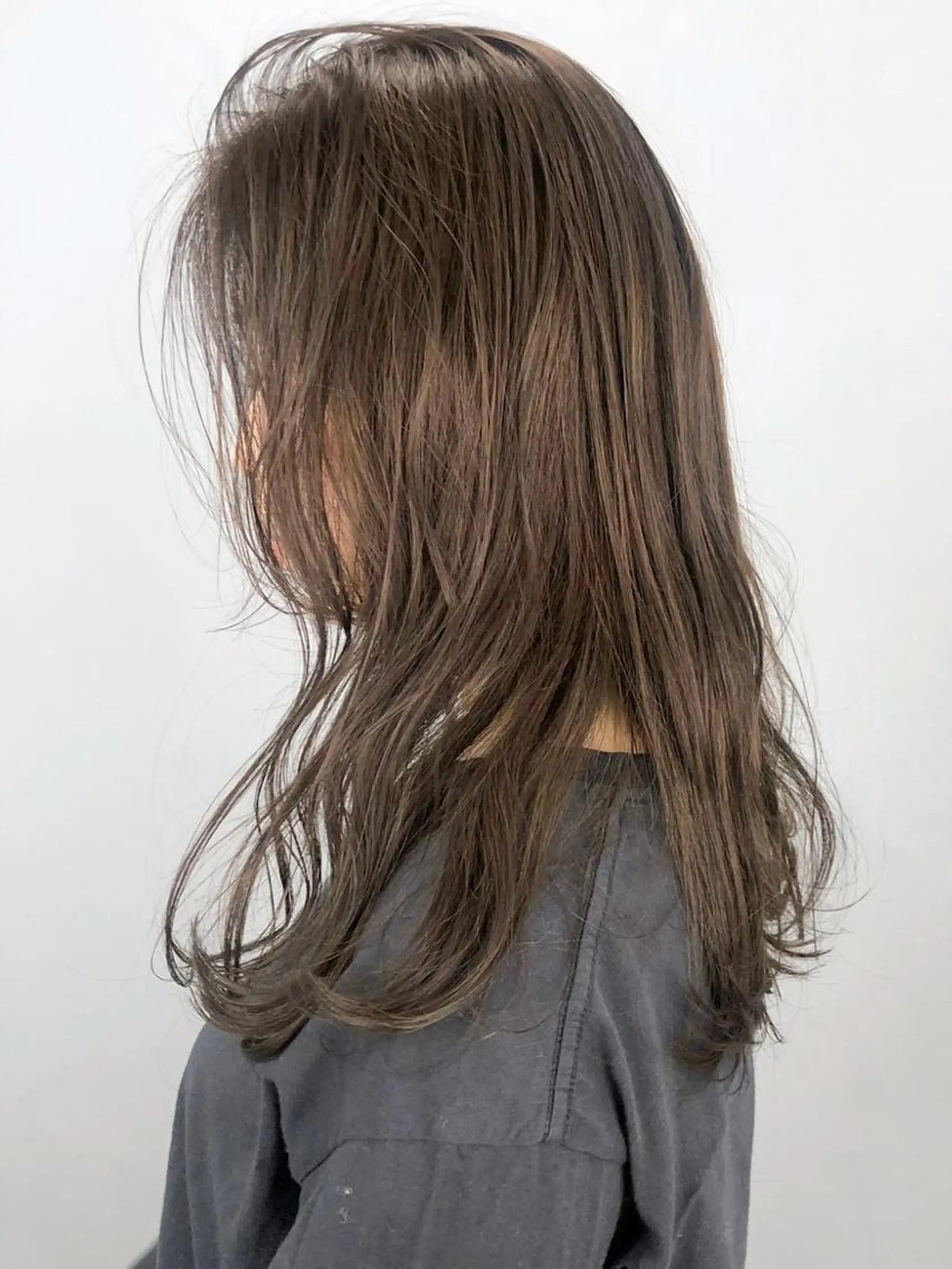 セミロング カラー パーマ ヘアアレンジ ITbyALBUM 中野店のヘアスタイル