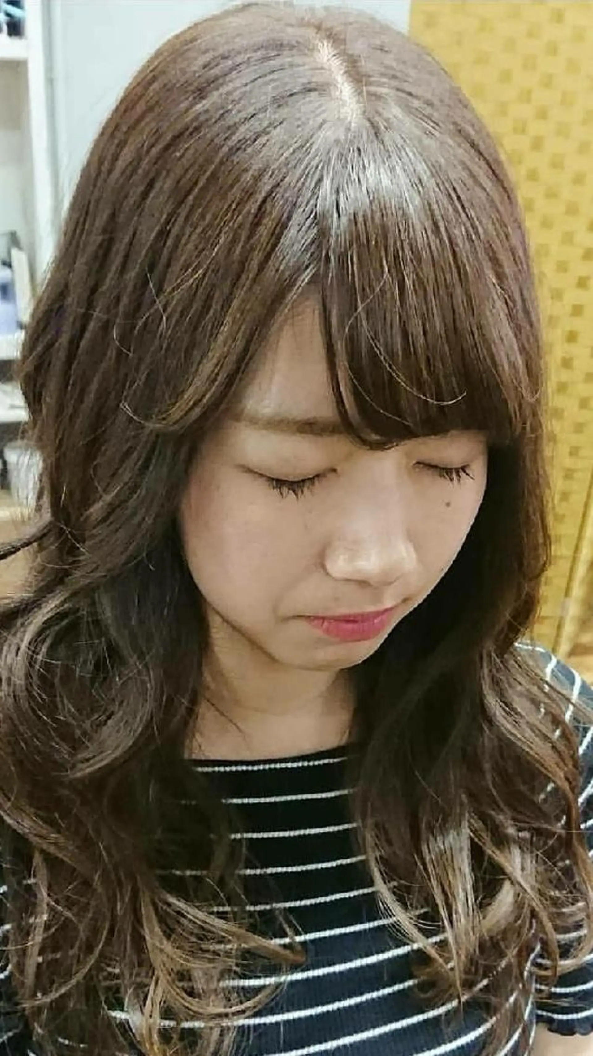 ロング カラー カット ヘアカラー . ＳＨＩＯのヘアスタイル