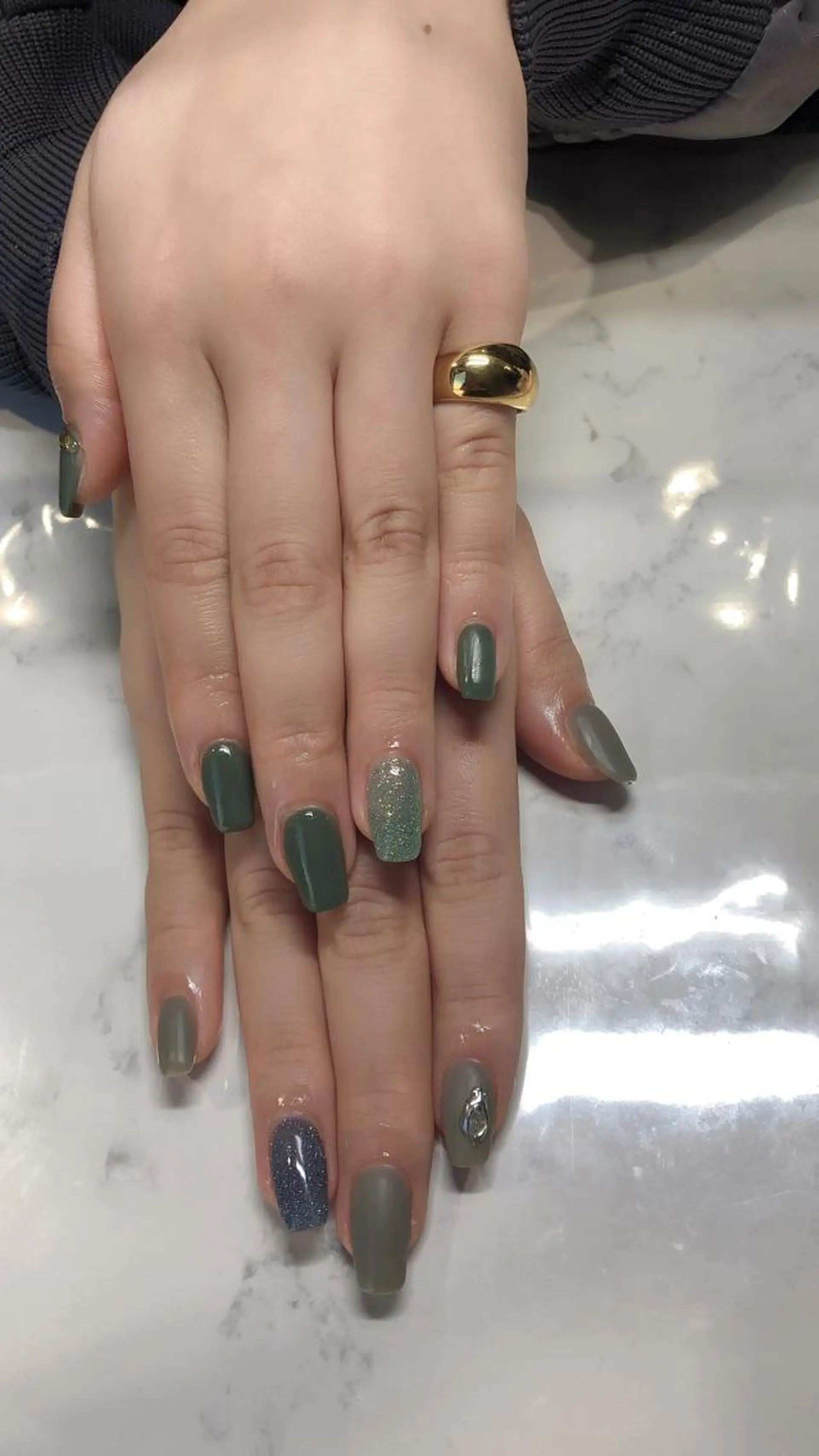 ネイル マットネイル ✨アン ミユ✨のネイルデザイン