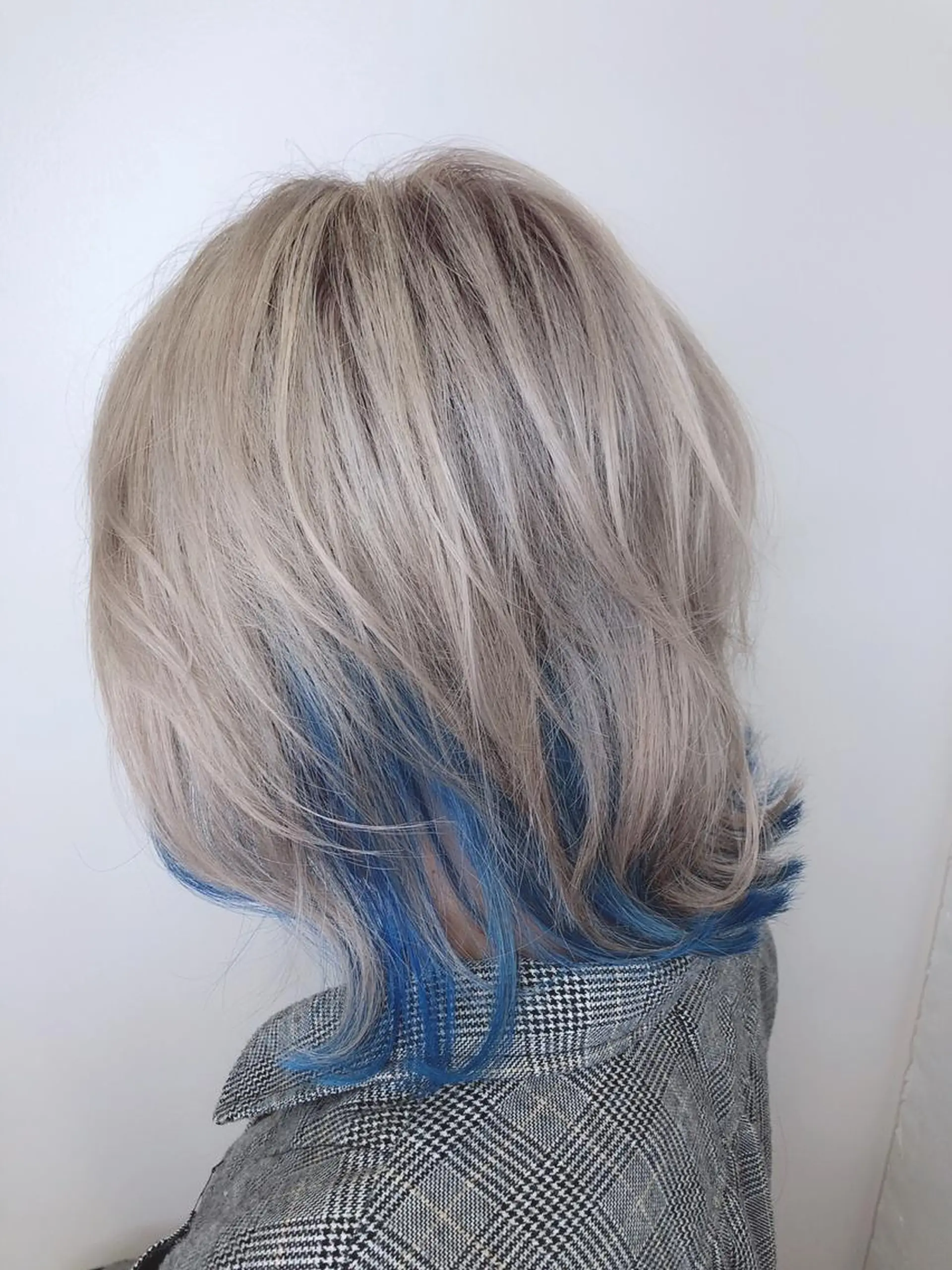 セミロング ヘアカラー トリートメント レイヤー/ハッシュ 渋谷/サッタのヘアスタイル