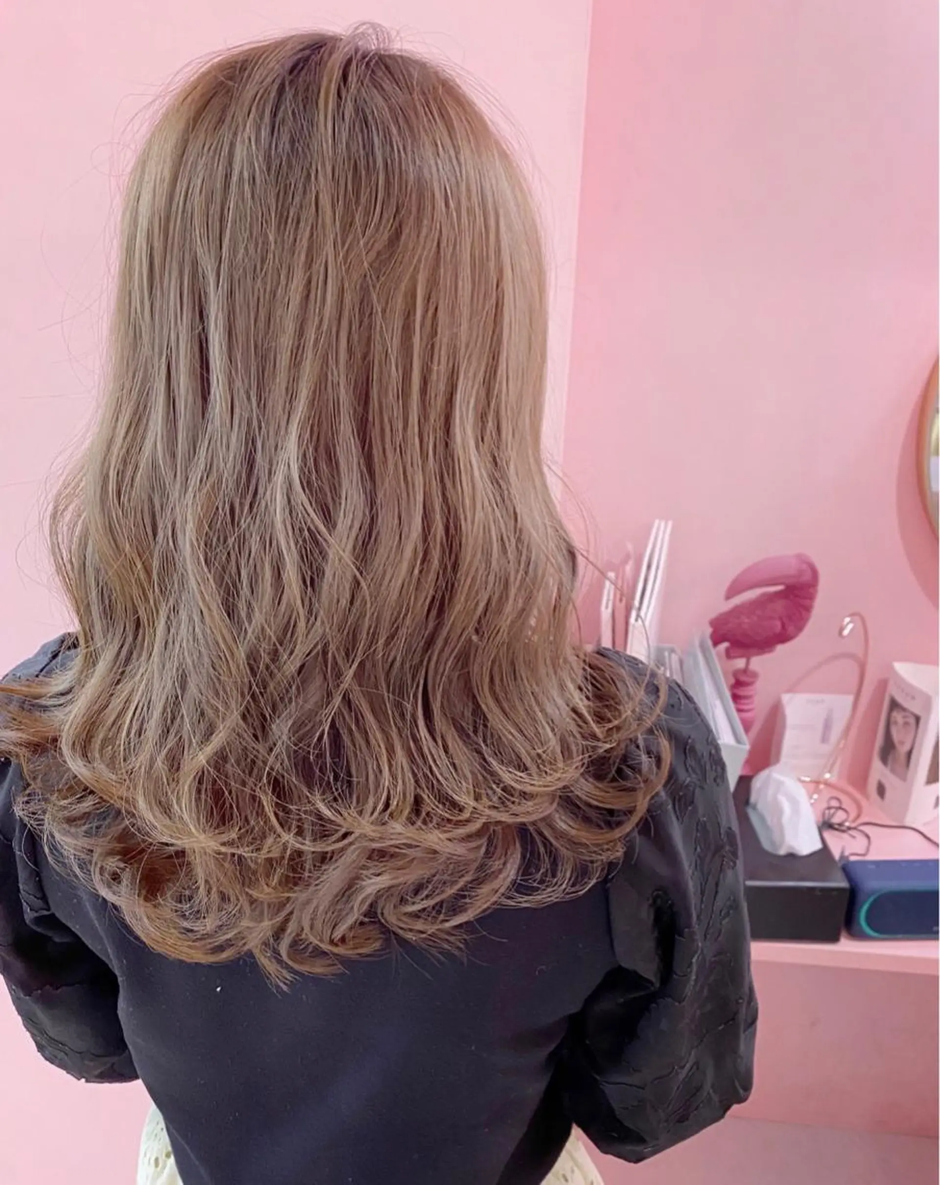 ミディアム カラー プル艶職人/ にしものヘアスタイル