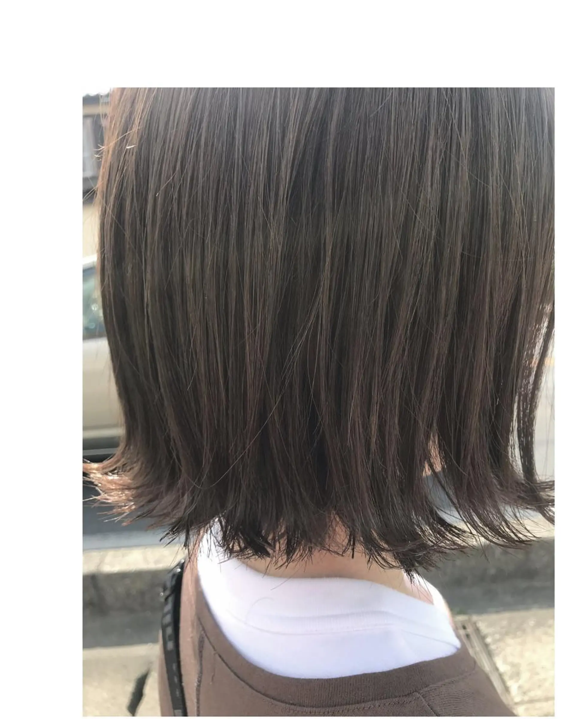 ショート 暖色カラー🍊 ボブ🌿顔周りcutのヘアスタイル