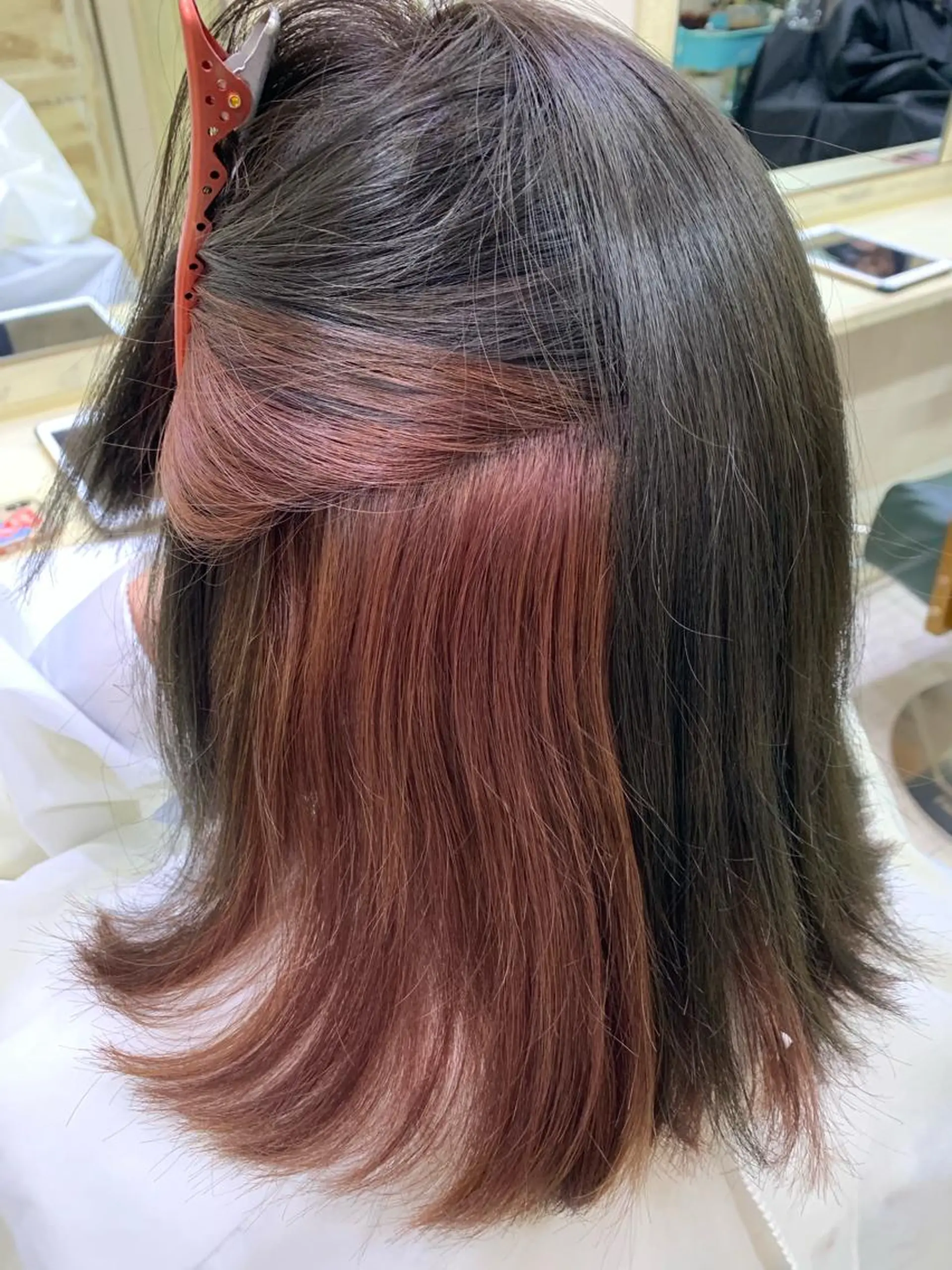 ミディアム アッシュ ヘアレスキュー カプラ所属・【全部無料🙇】 おがわようしんのヘアスタイル