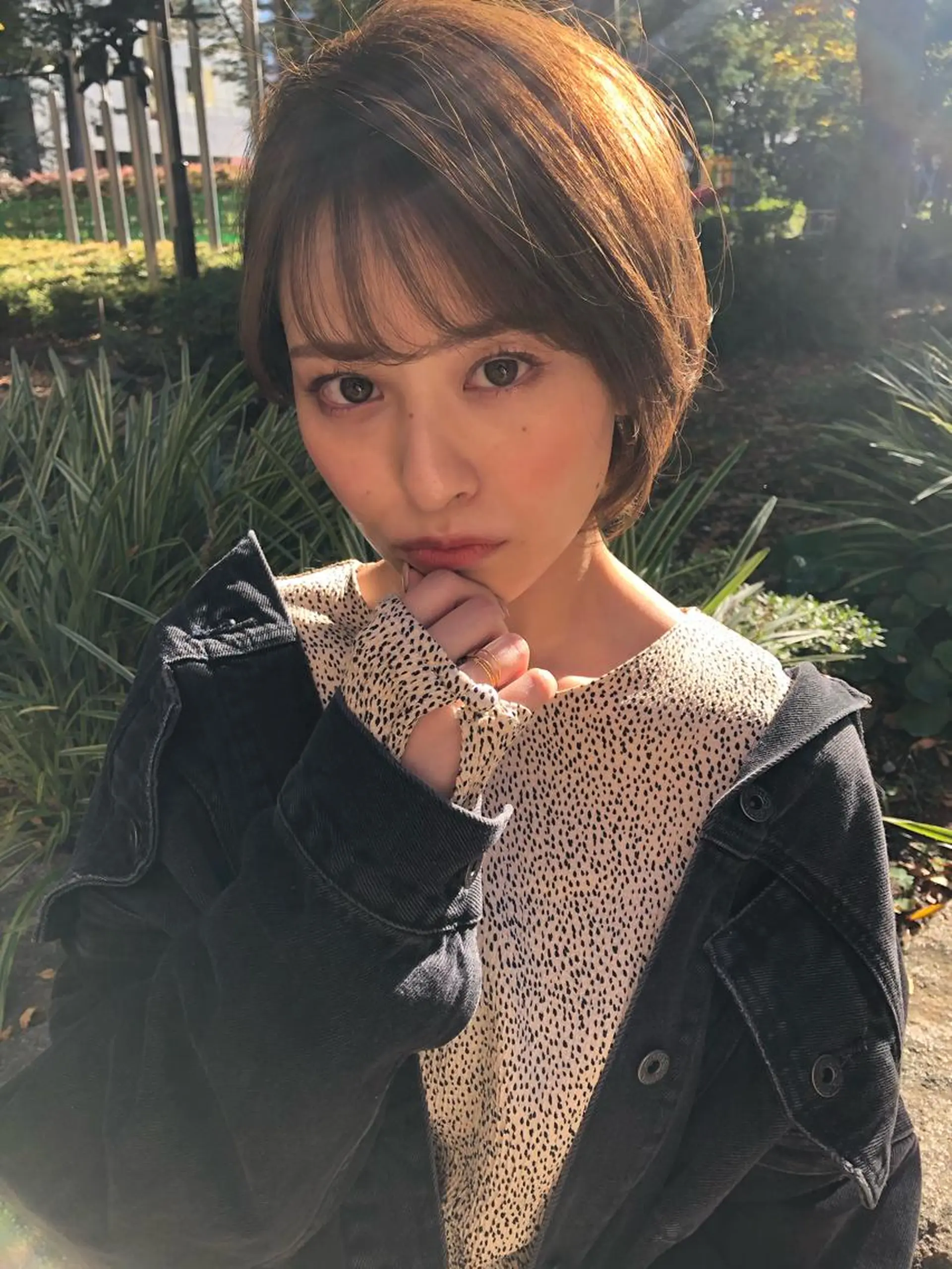 ショート カラー 丸みショート ショートヘア 透明感カラー│ レイヤーヘア中居美樹のヘアスタイル