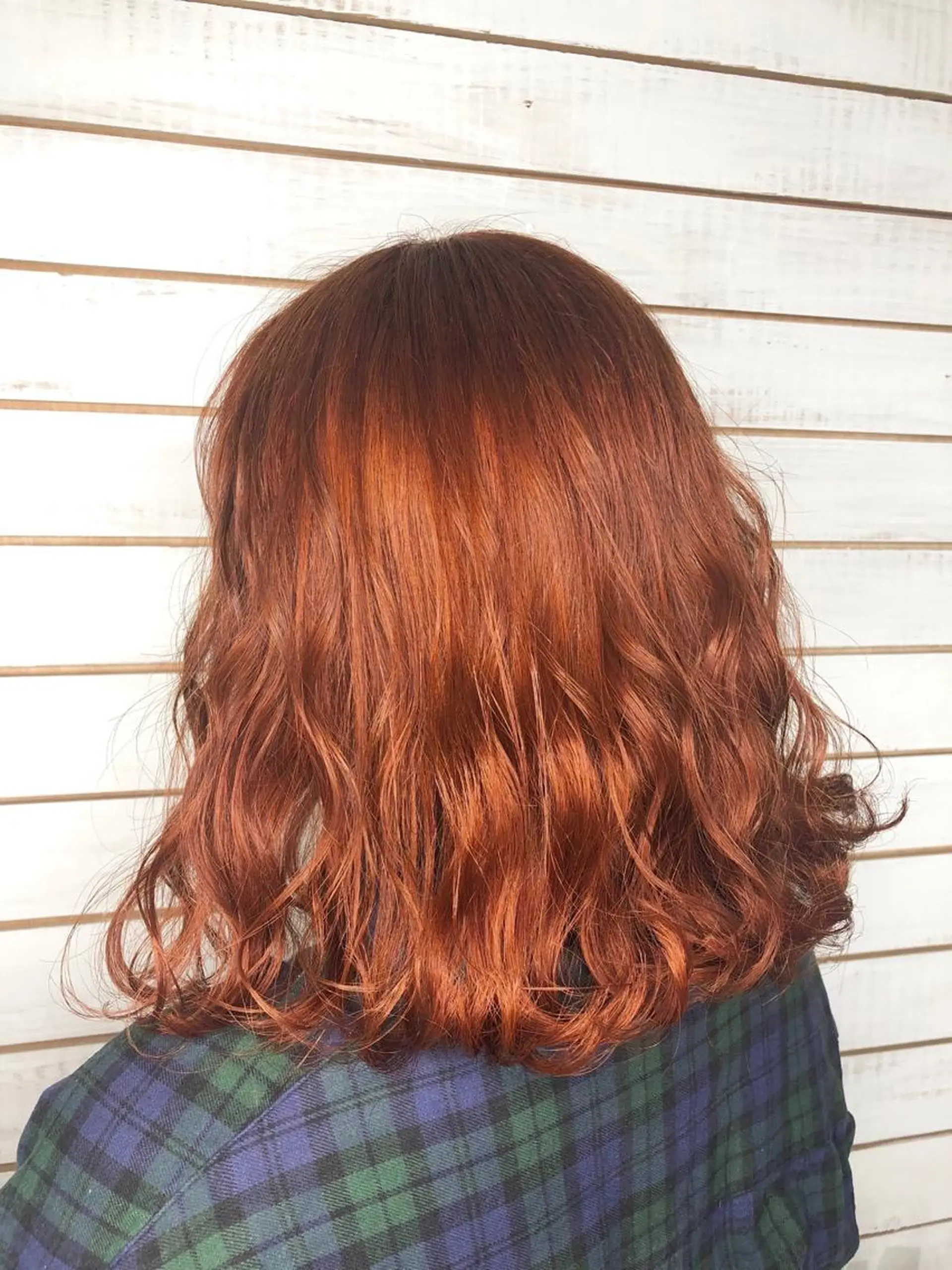 セミロング カラー ベージュカラー オレンジ オレンジベージュ ヘアカラー トリートメント 🧡艶髪ちゅるん髪 🫧🧡YUKI❄️のヘアスタイル