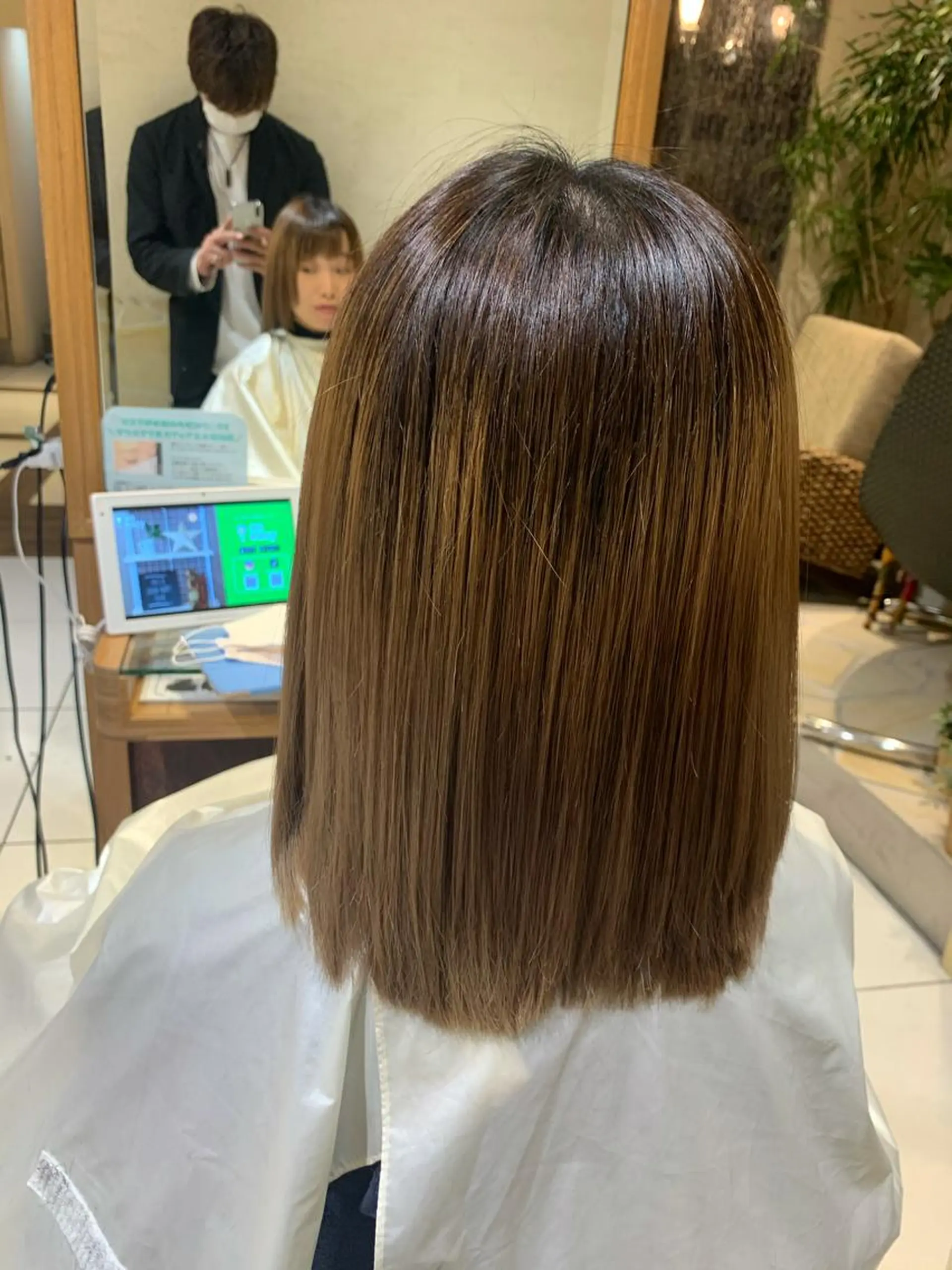 ミディアム 新宿メンズパーマ特化 メンズバレイヤージュのヘアスタイル