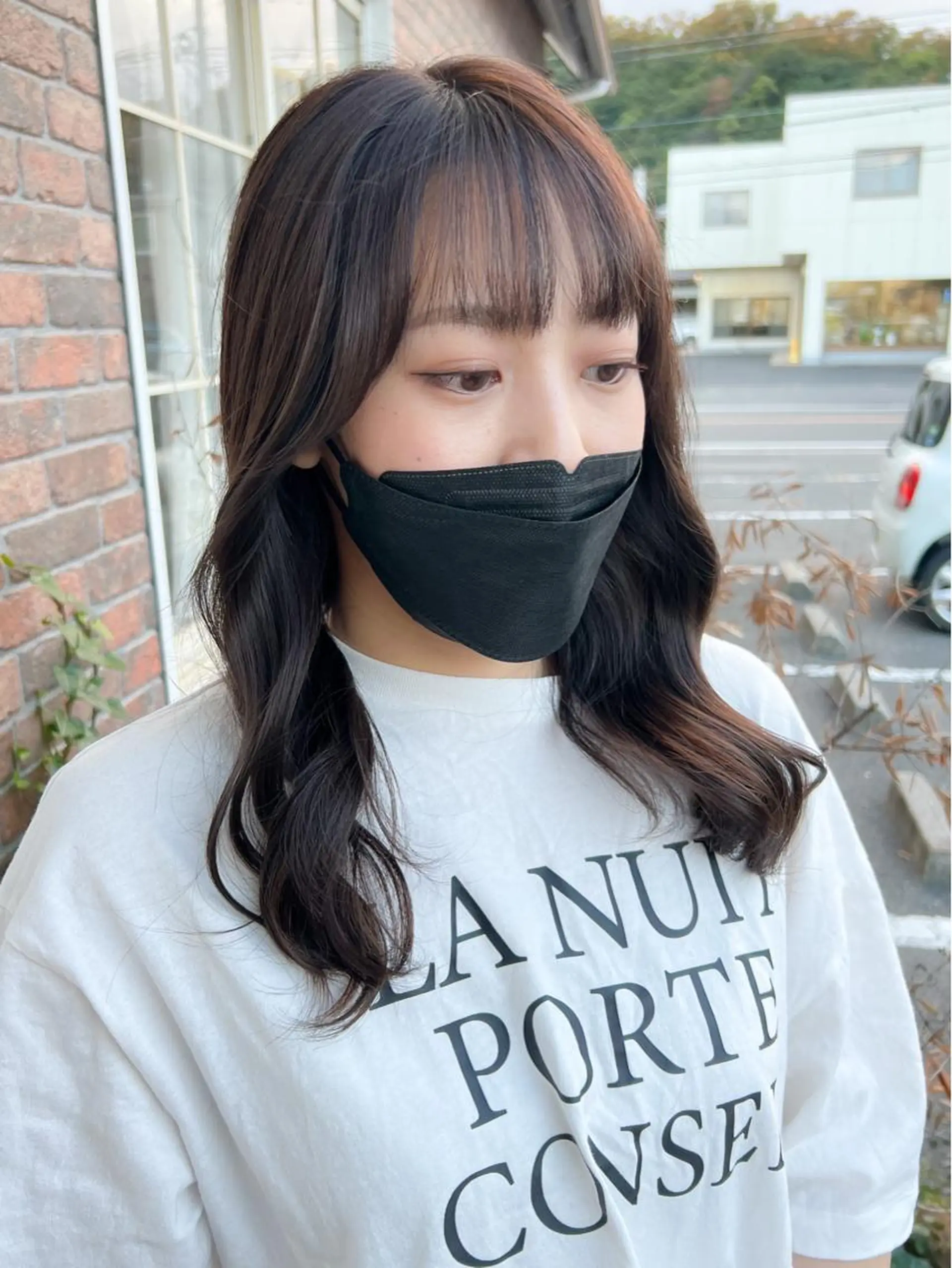 ロング カラー デザインカット YURAGI🤍 SAEのヘアスタイル